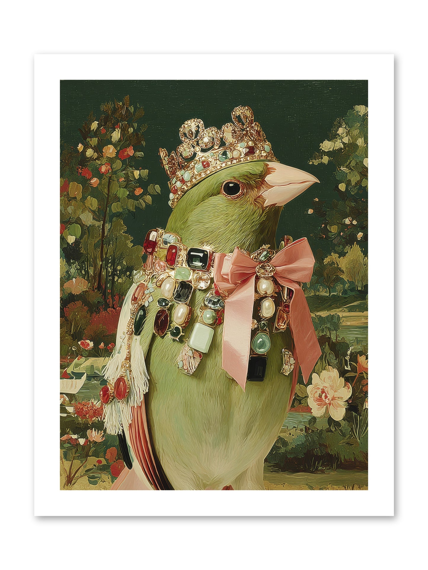 Pristine Whimsy -- Paper Print 12x16