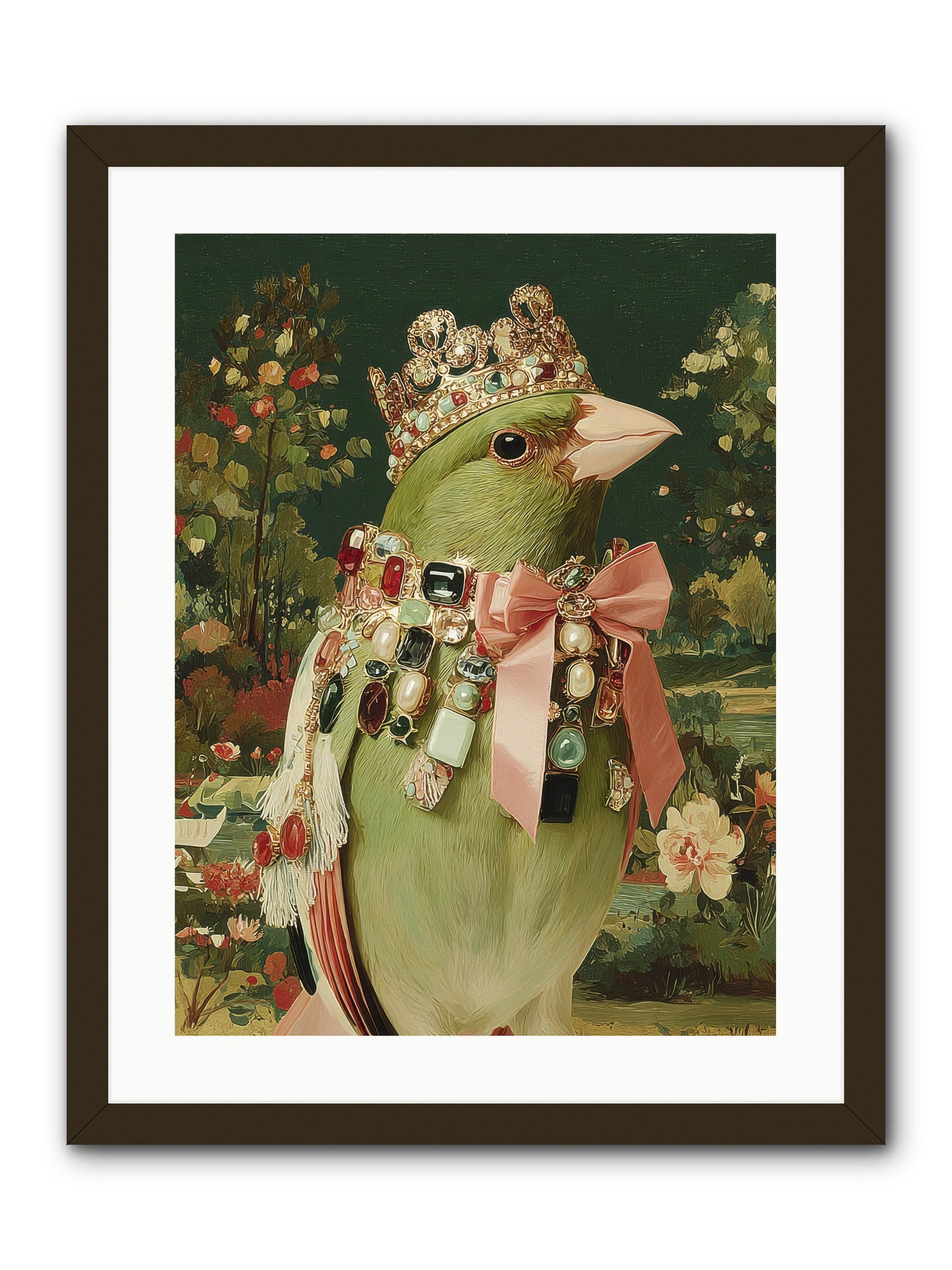 Pristine Whimsy -- Framed Print - Black 18x24