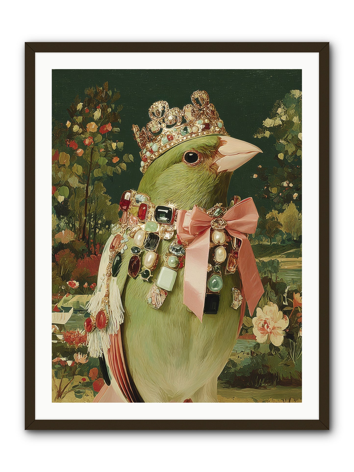 Pristine Whimsy -- Framed Print - Black 30x40
