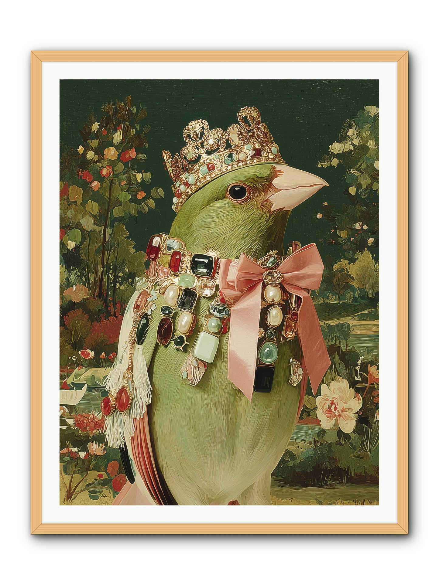 Pristine Whimsy -- Framed Print - Natural 36x48