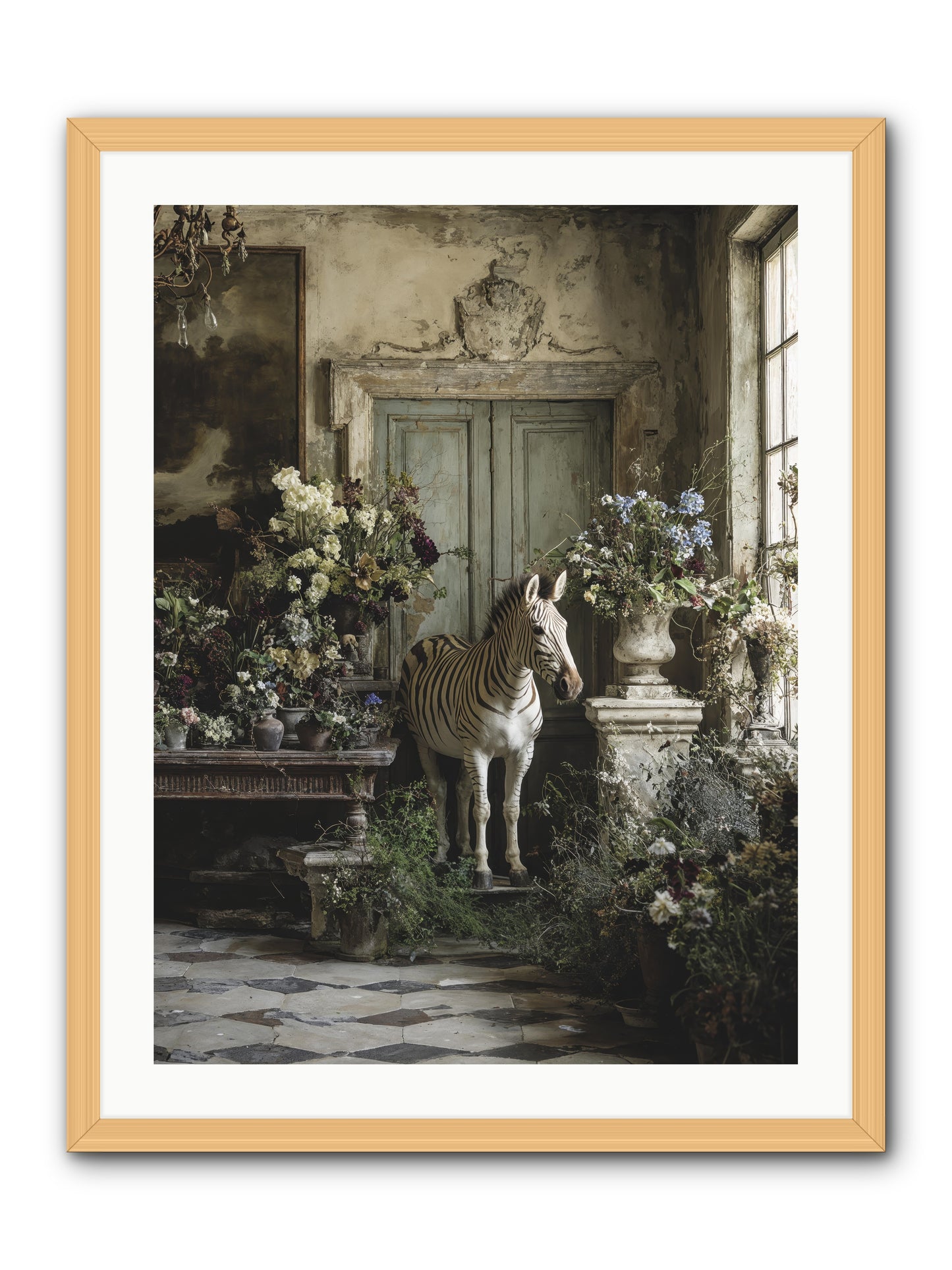 Private Eden -- Framed Print - Natural 24x32