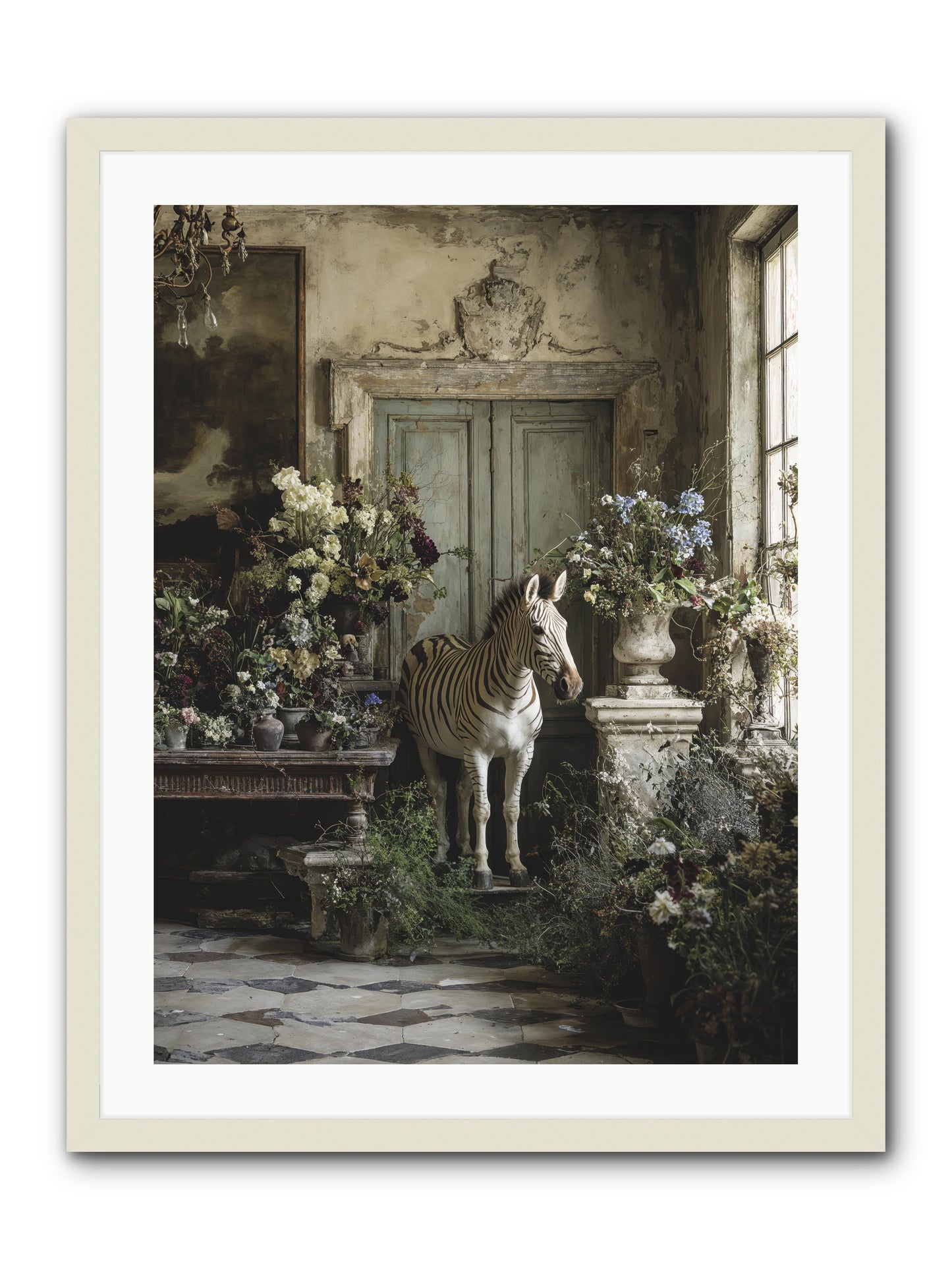 Private Eden -- Framed Print - White 24x32