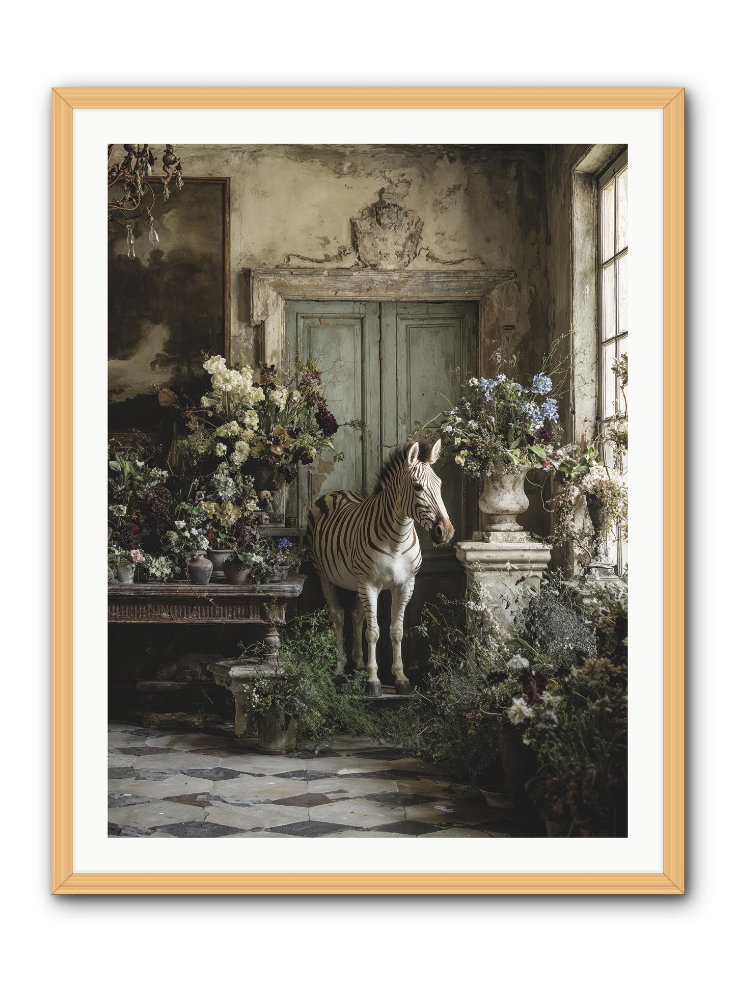 Private Eden -- Framed Print - Natural 30x40