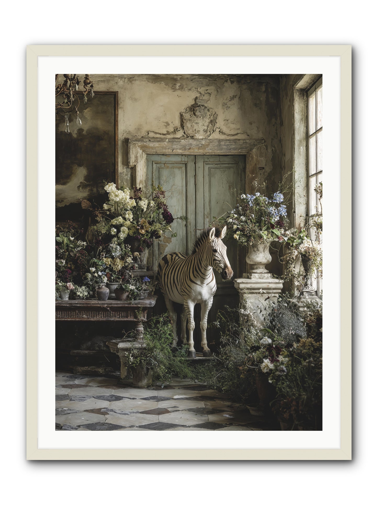 Private Eden -- Framed Print - White 30x40