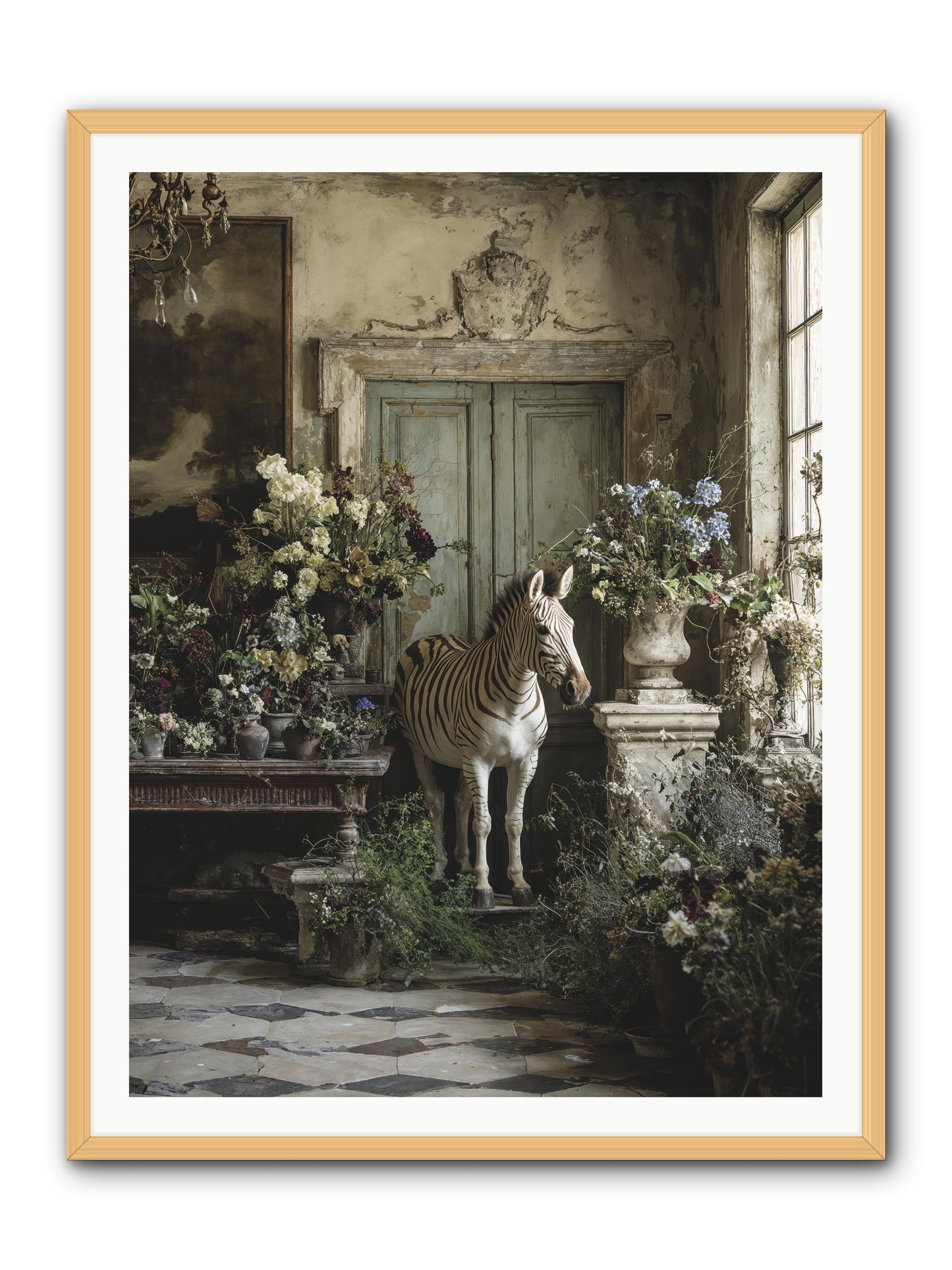 Private Eden -- Framed Print - Natural 36x48