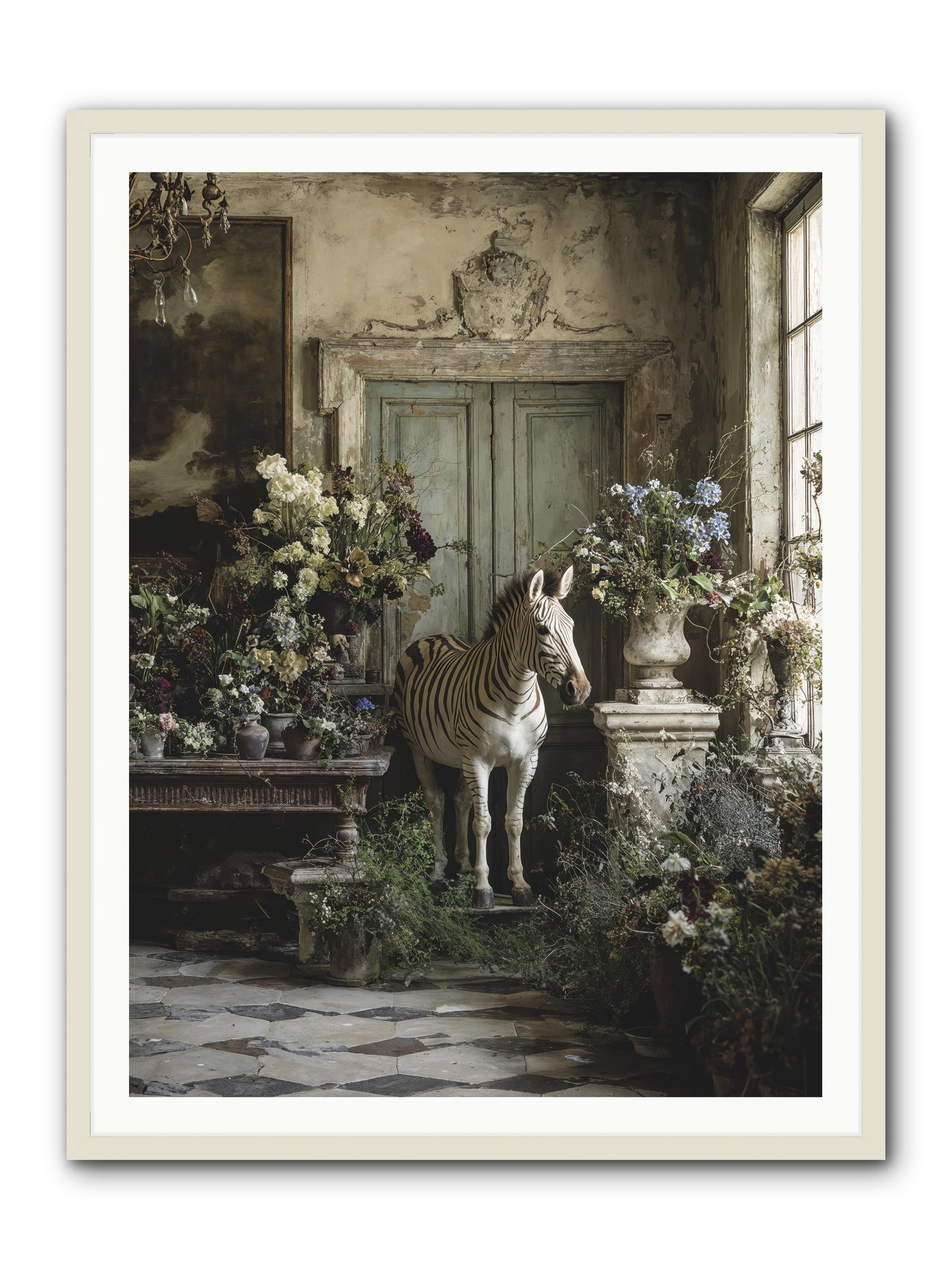 Private Eden -- Framed Print - White 36x48