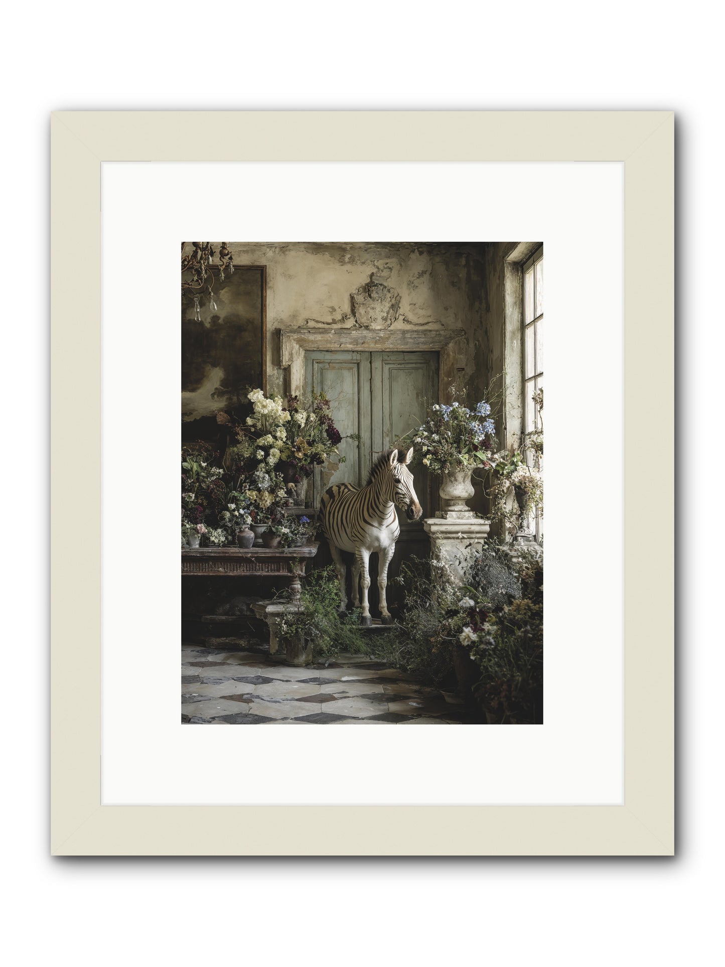 Private Eden -- Framed Print - White 9x12