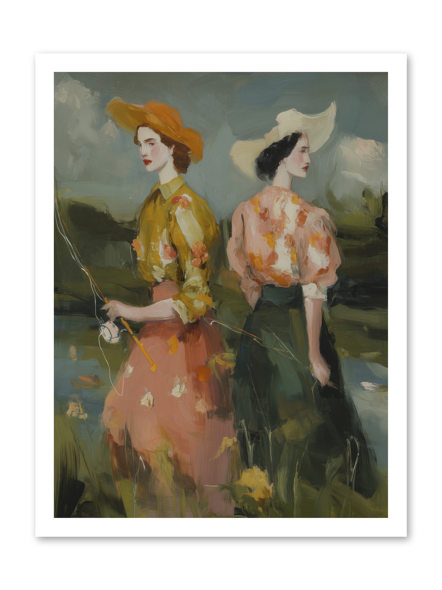 Promising Waters -- Loose Canvas Print 18x24