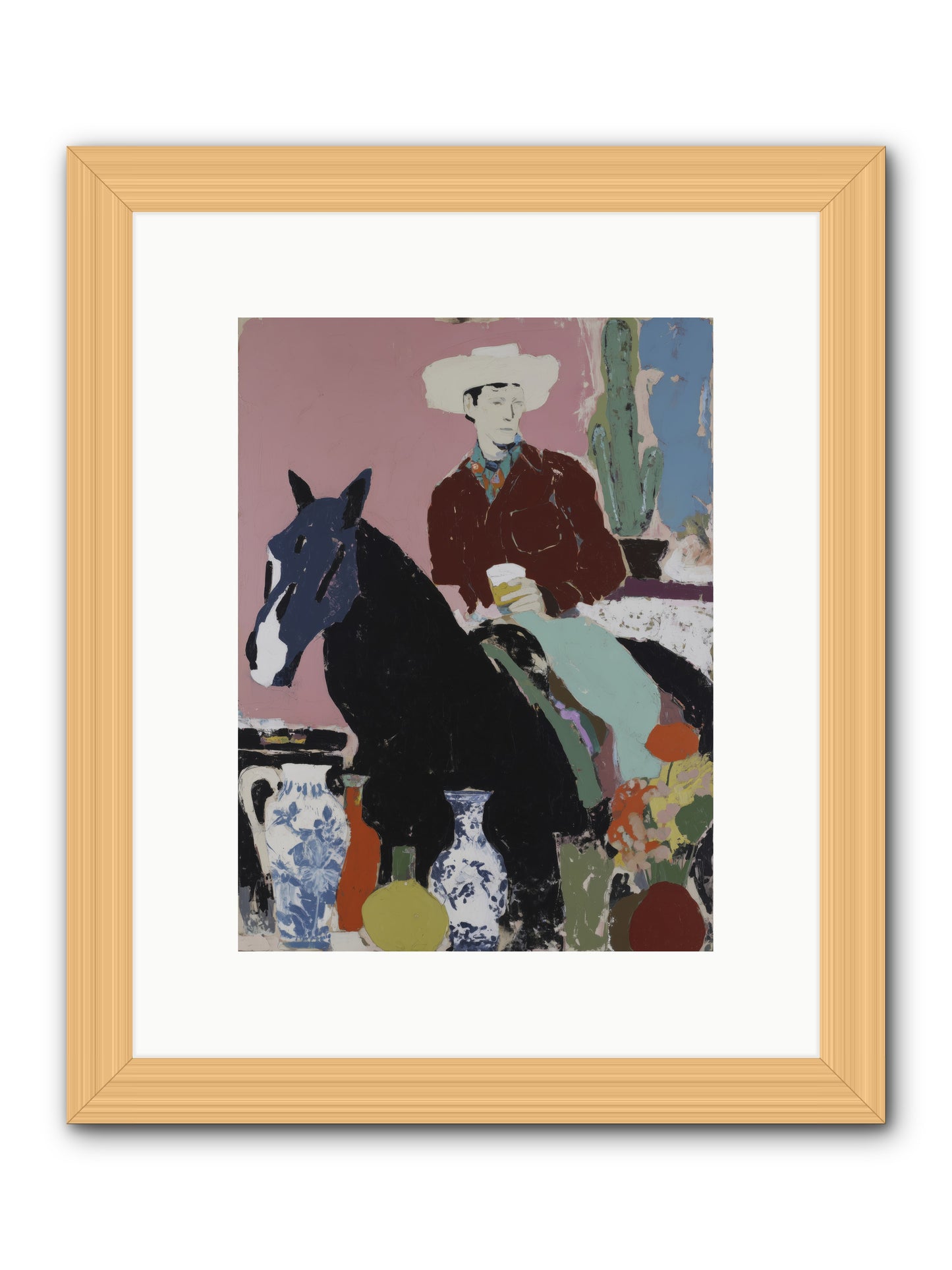 Prophecy In Progress -- Framed Print - Natural 9x12