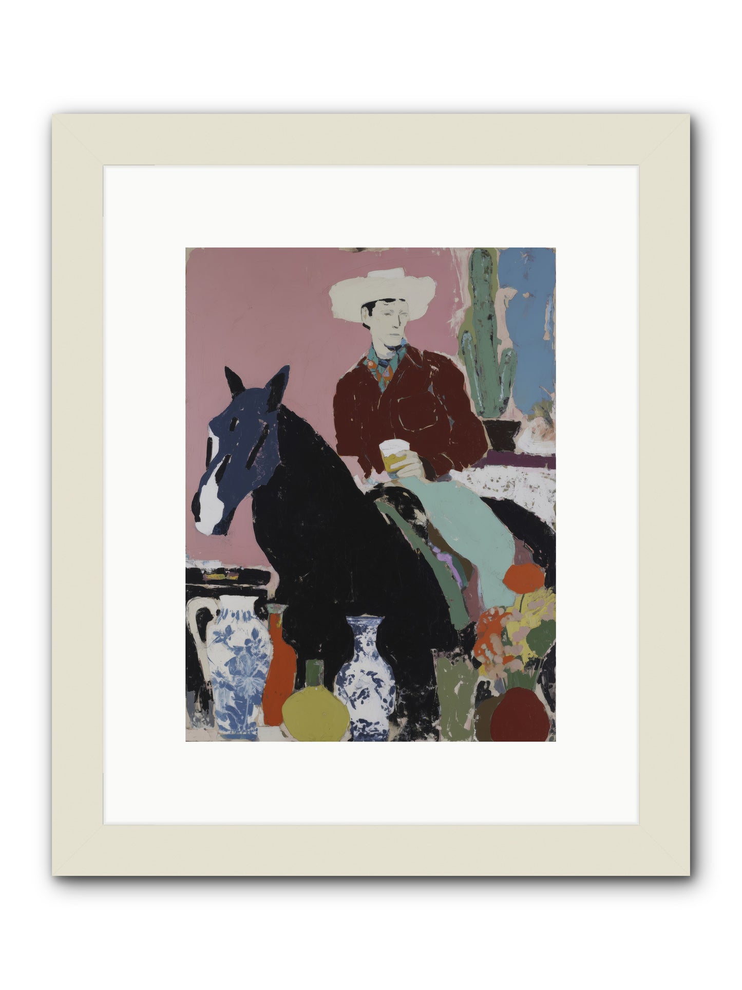 Prophecy In Progress -- Framed Print - White 9x12