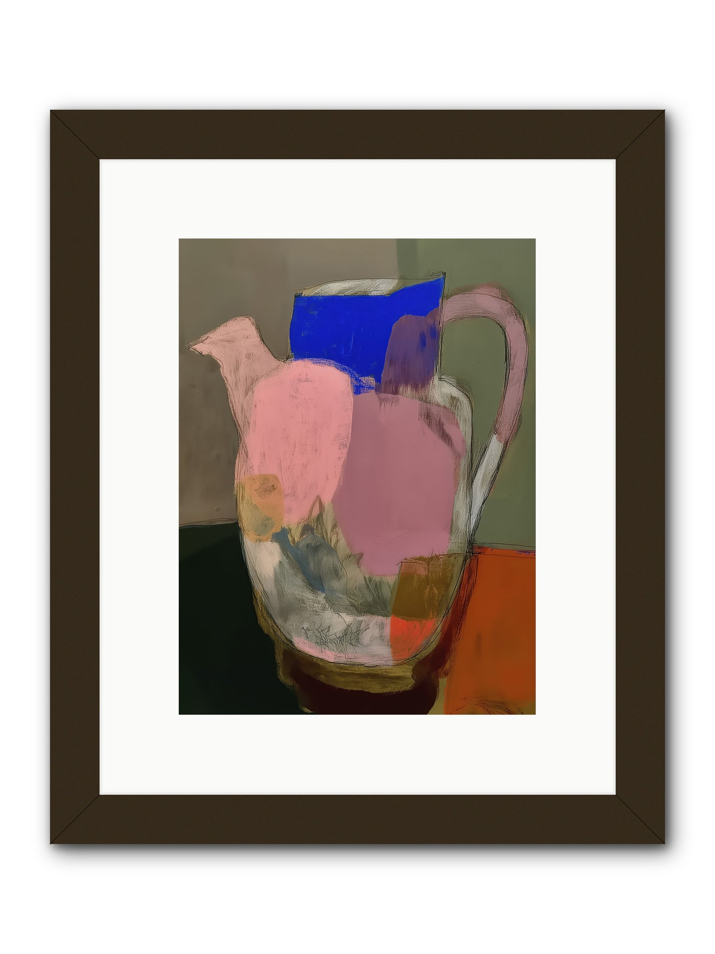 Provençal Days -- Framed Print - Black 9x12
