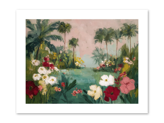 Provençal Paradise -- Paper Print 12x9