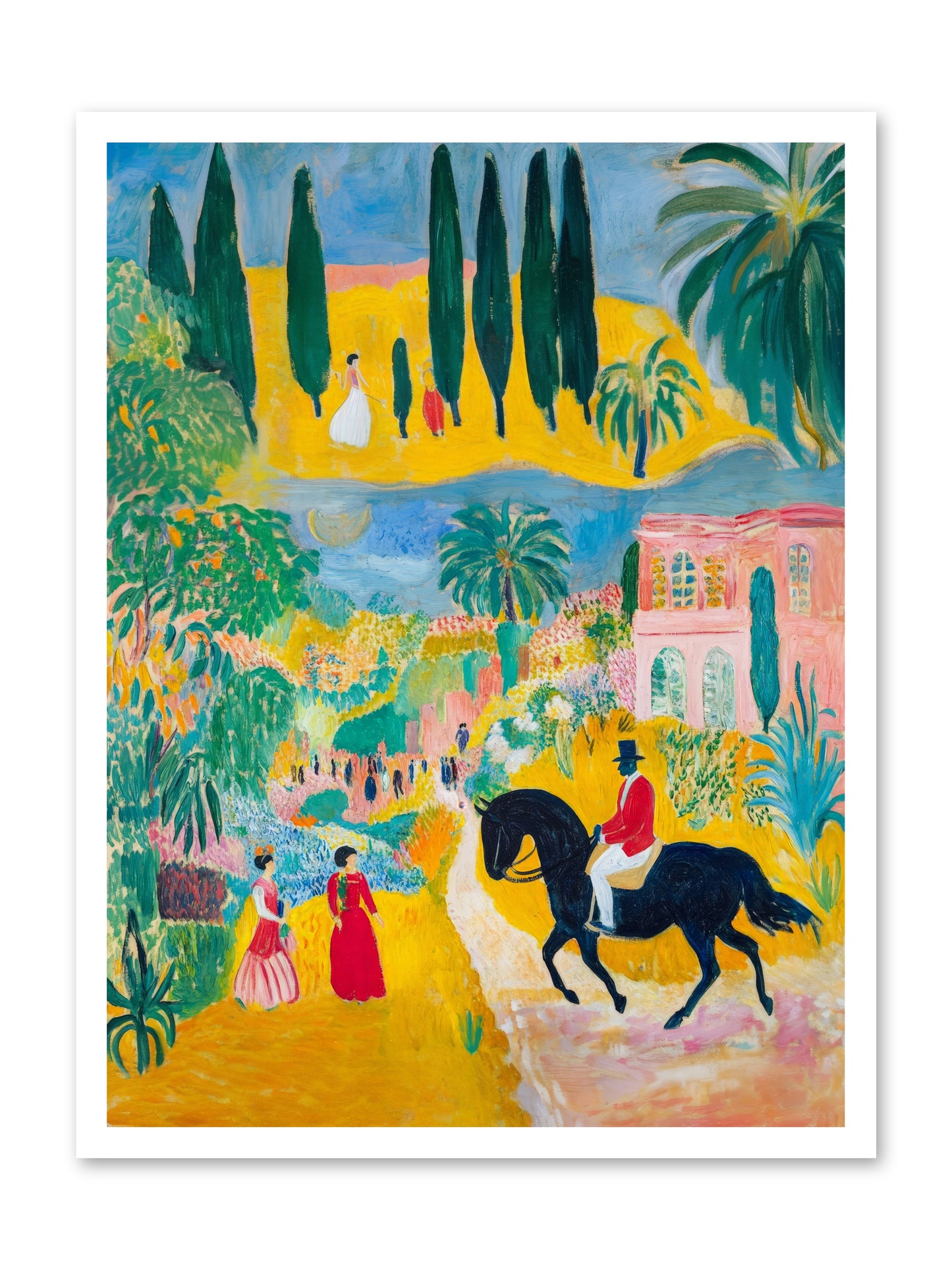 Provence Plays -- Paper Print 24x32