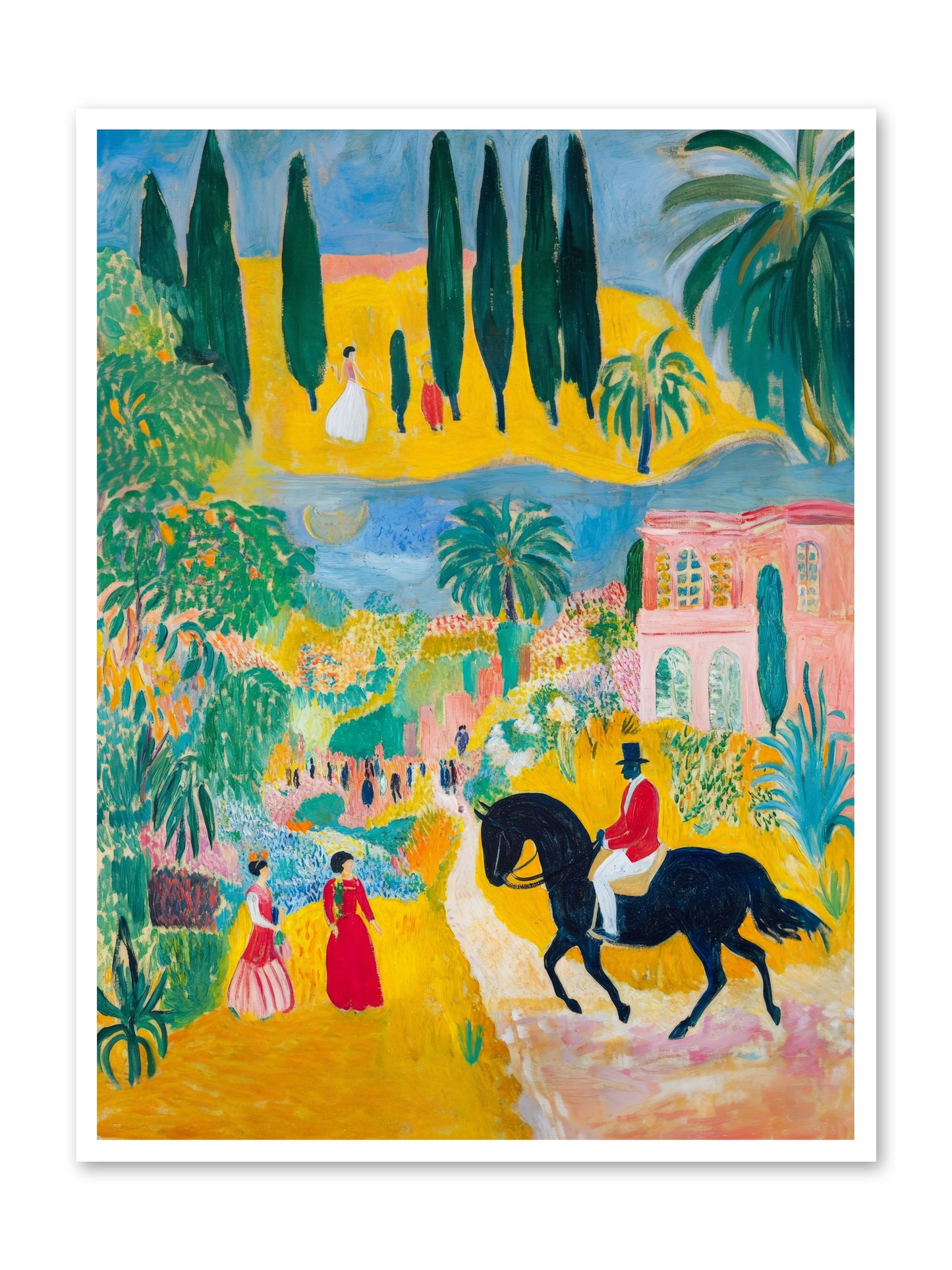 Provence Plays -- Paper Print 36x48