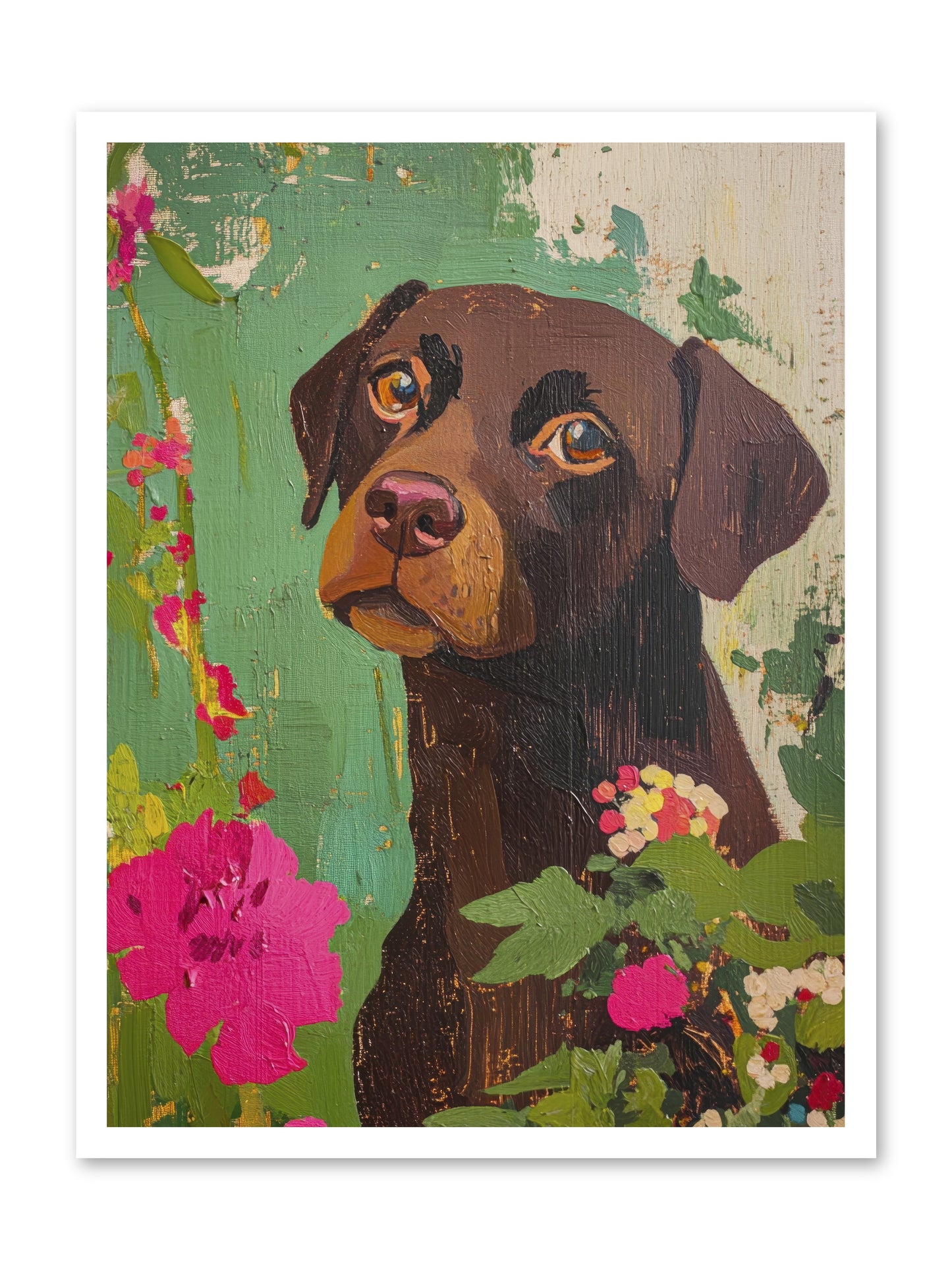 Puddingface -- Loose Canvas Print 24x32
