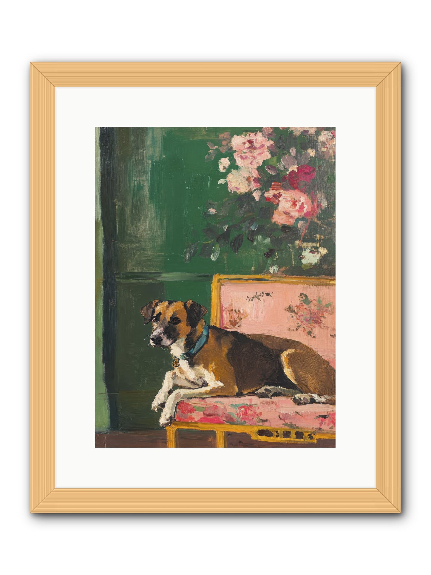 Puddingpaws -- Framed Print - Natural 12x16