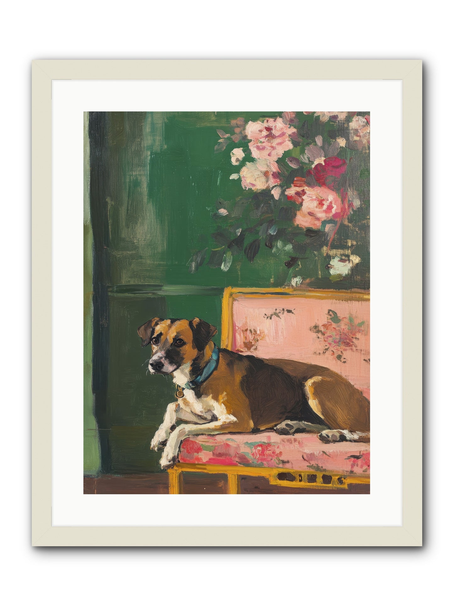 Puddingpaws -- Framed Print - White 18x24