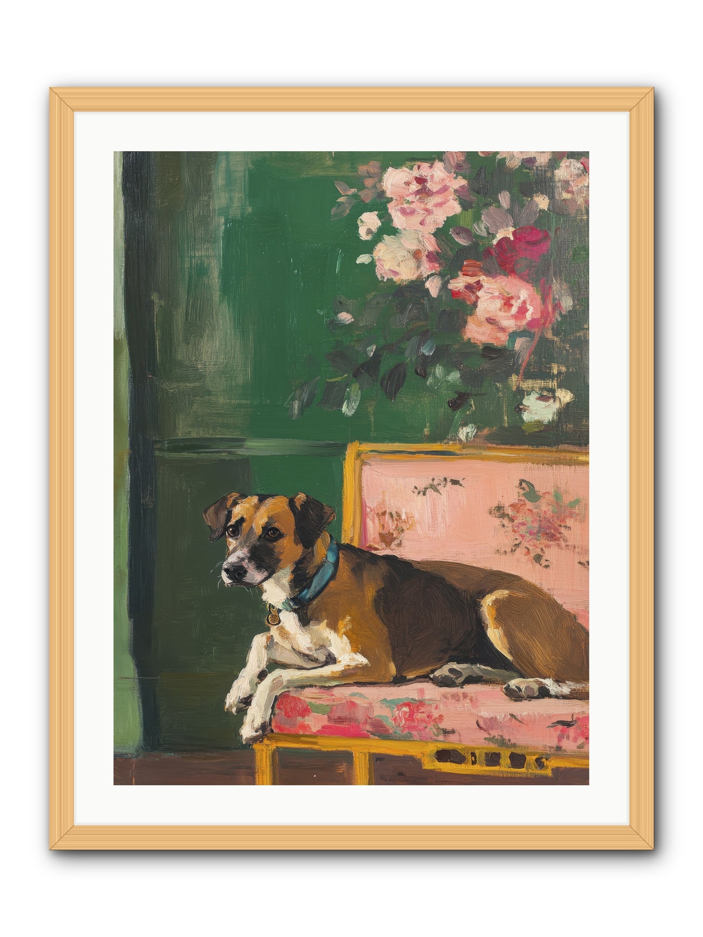 Puddingpaws -- Framed Print - Natural 24x32