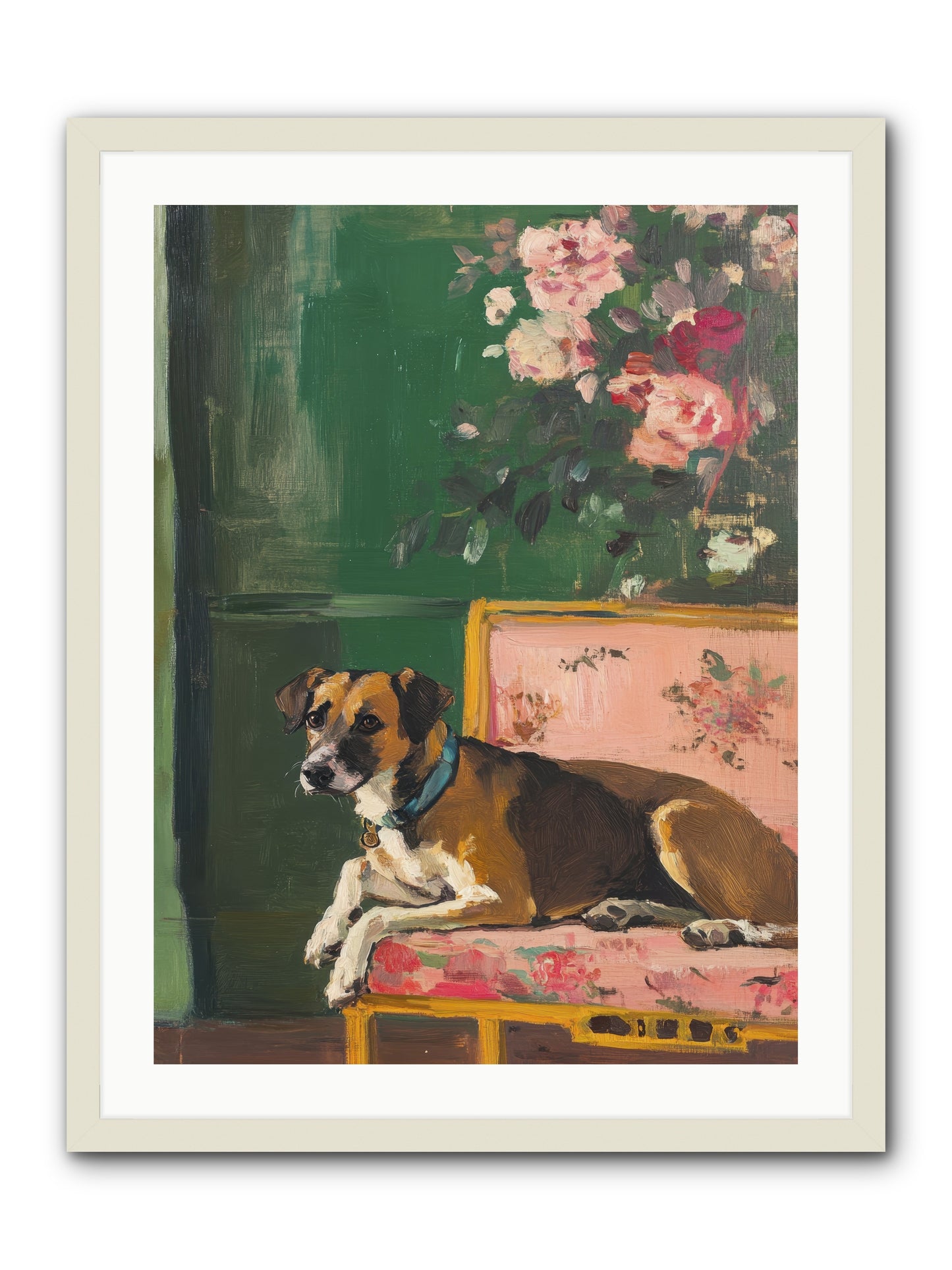 Puddingpaws -- Framed Print - White 24x32