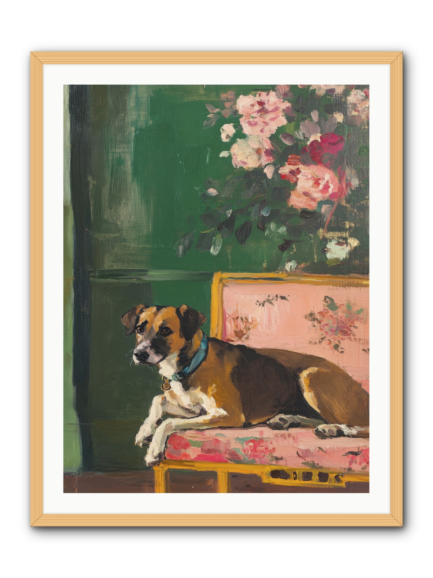 Puddingpaws -- Framed Print - Natural 30x40