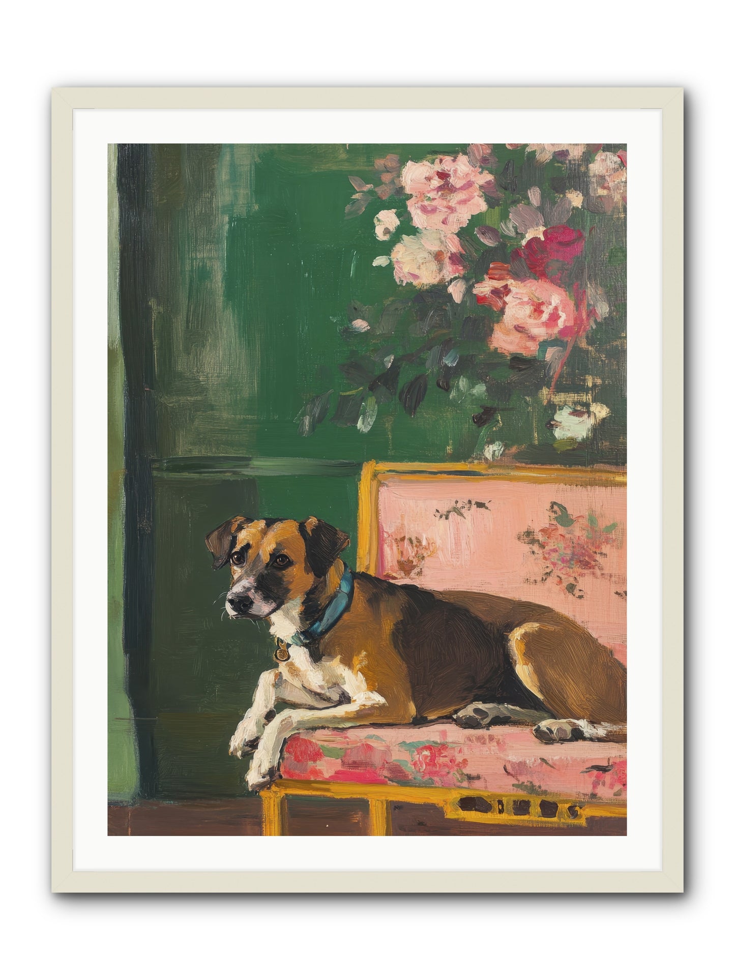 Puddingpaws -- Framed Print - White 30x40