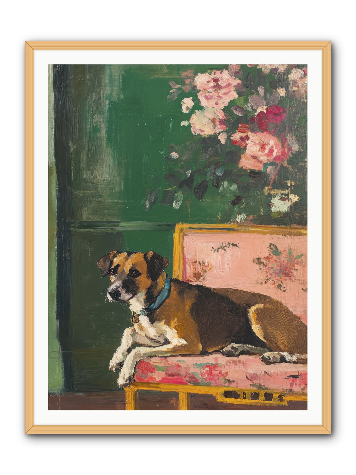 Puddingpaws -- Framed Print - Natural 36x48