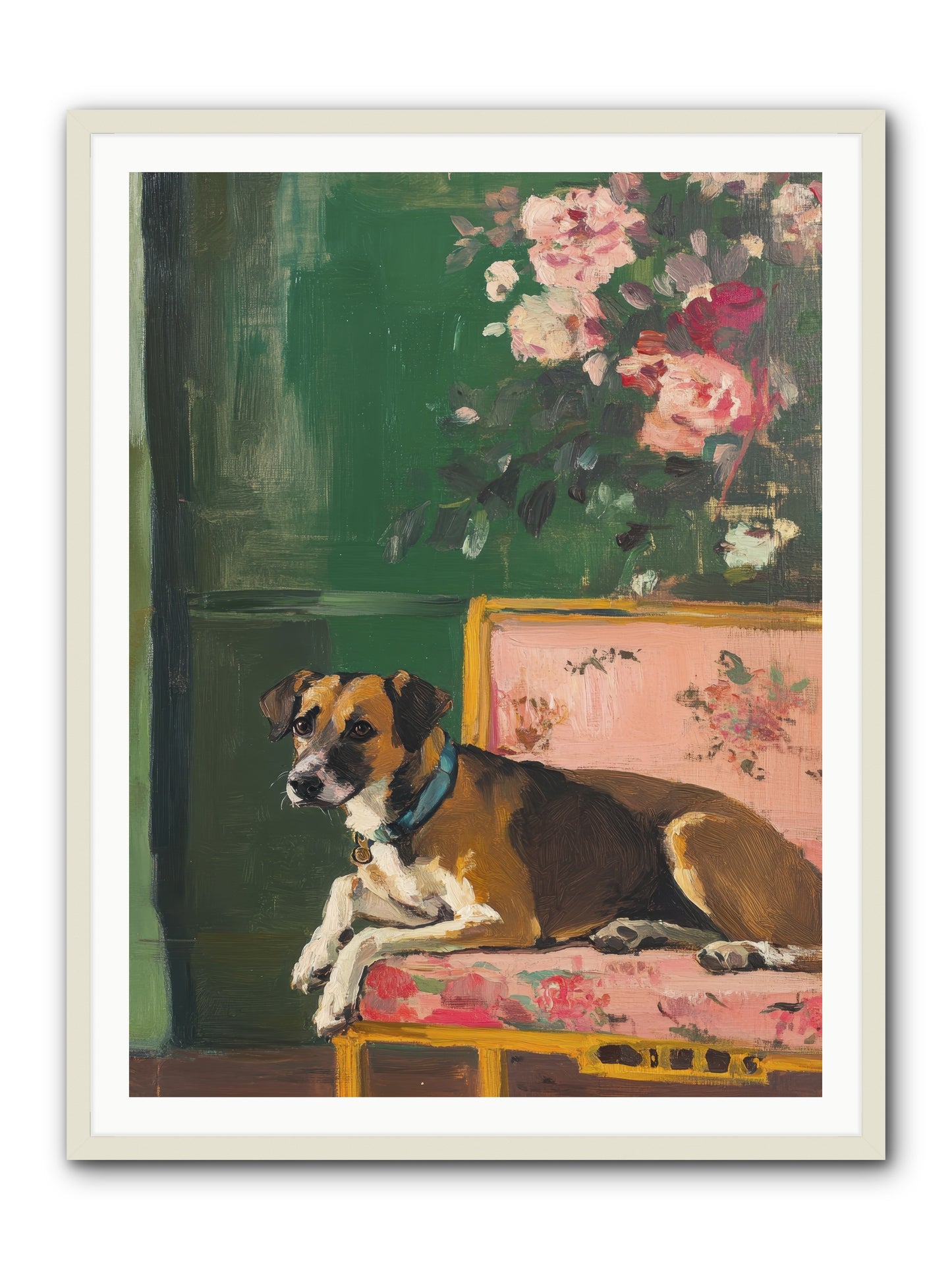 Puddingpaws -- Framed Print - White 36x48