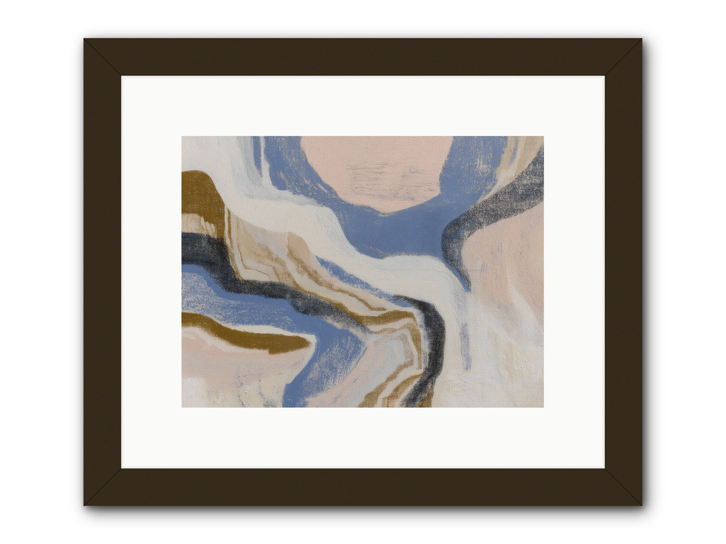 Pulse Ridge No.1 -- Framed Print - Black 12x9