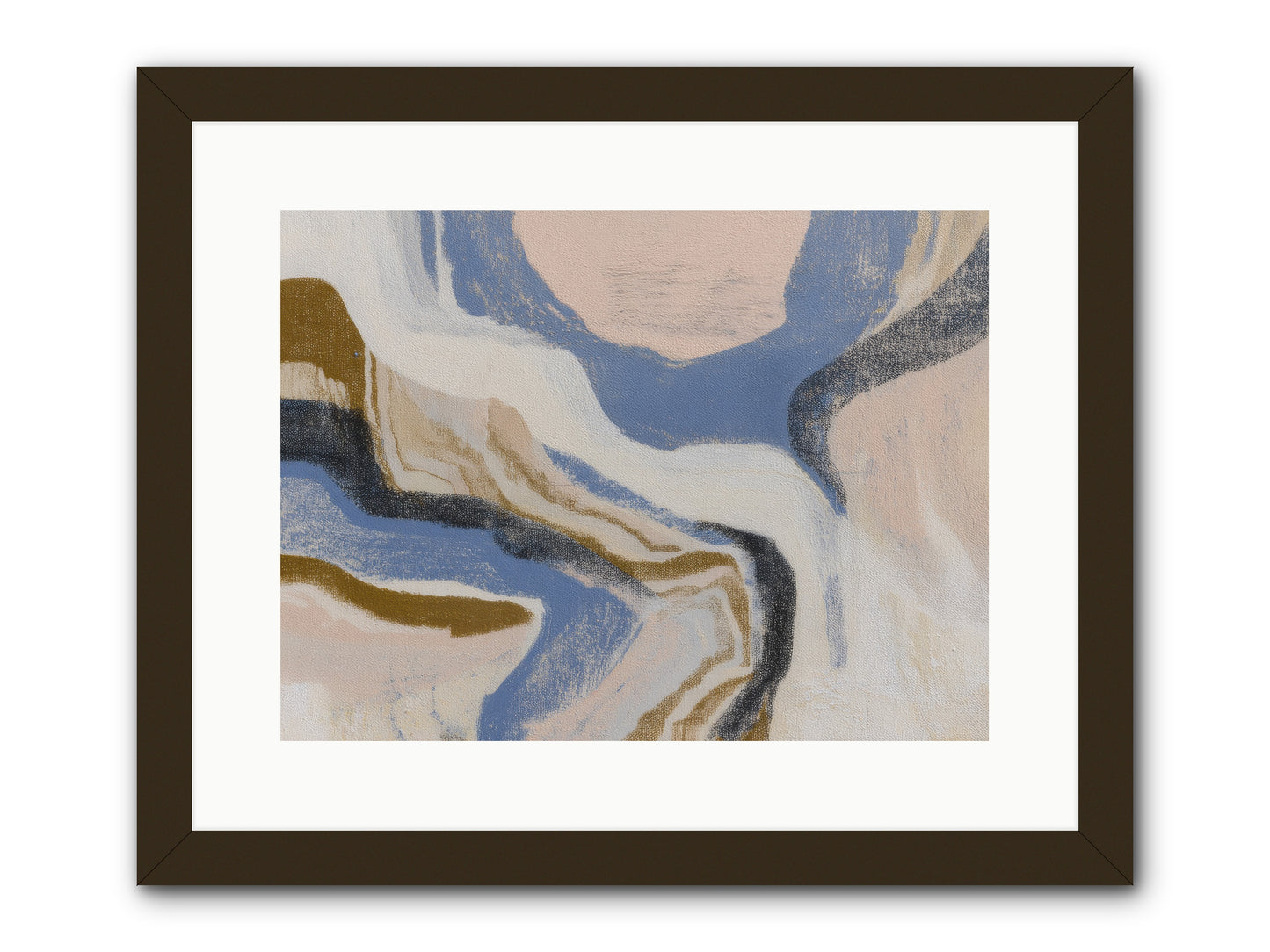 Pulse Ridge No.1 -- Framed Print - Black 16x12
