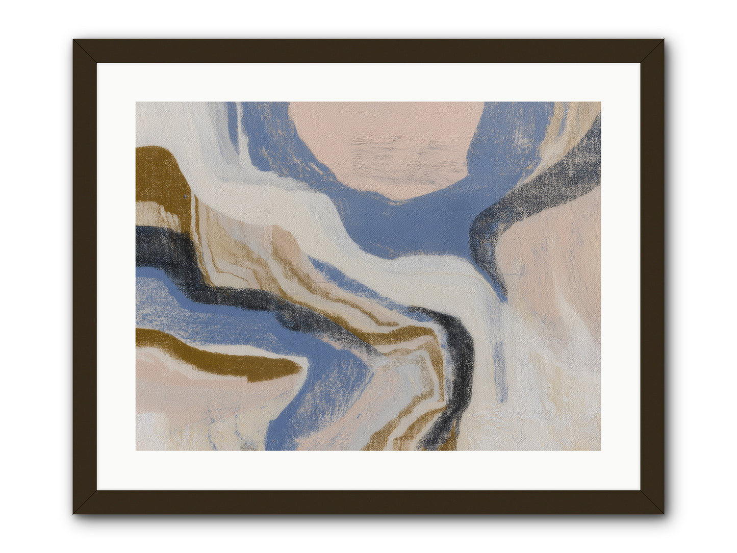 Pulse Ridge No.1 -- Framed Print - Black 24x18