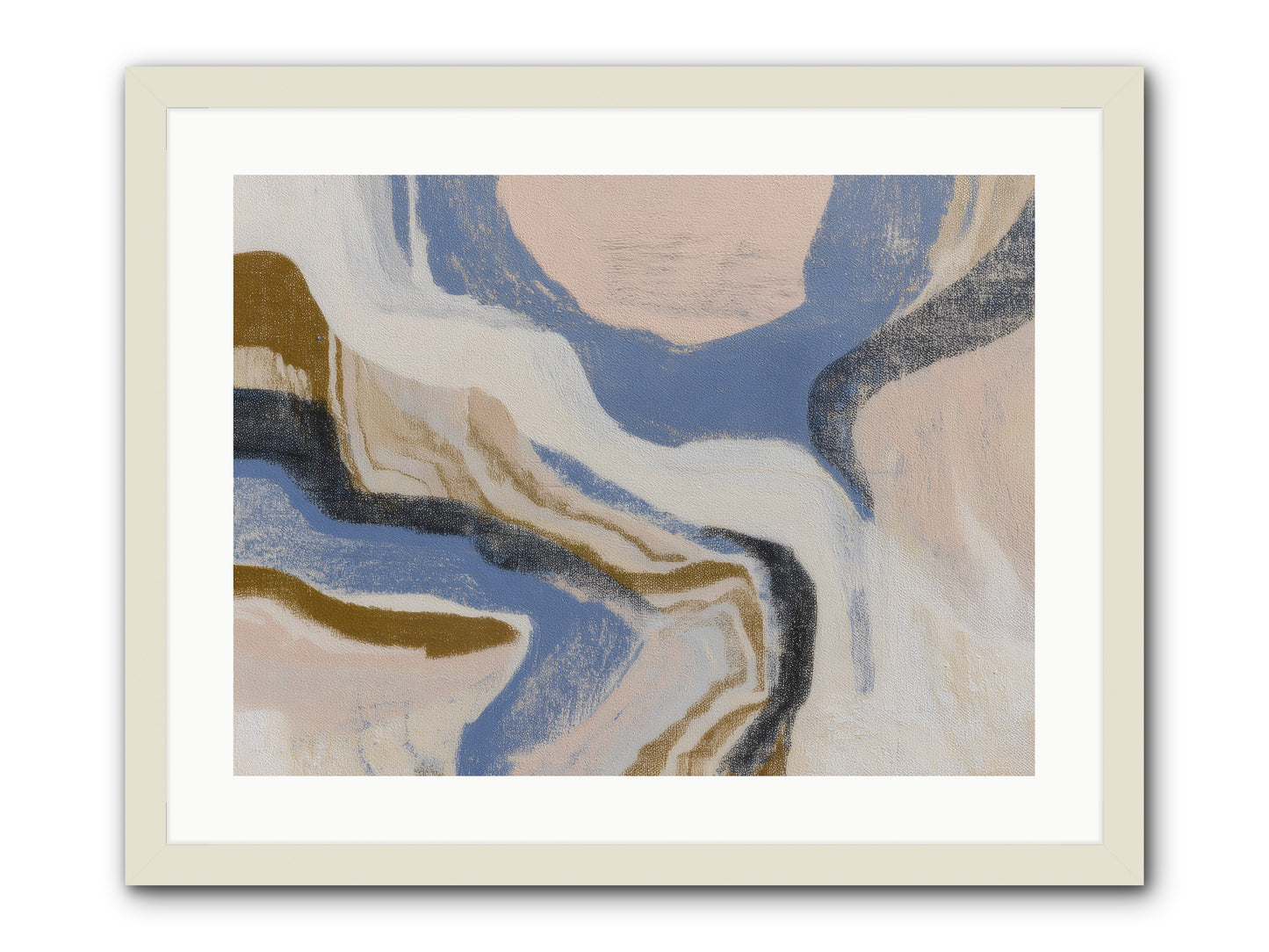 Pulse Ridge No.1 -- Framed Print - White 24x18