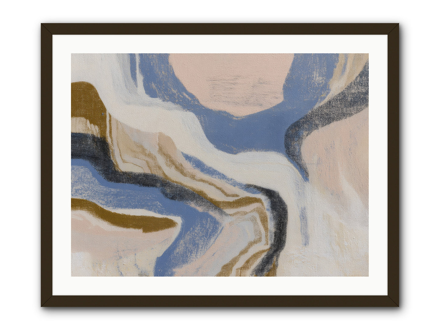 Pulse Ridge No.1 -- Framed Print - Black 32x24