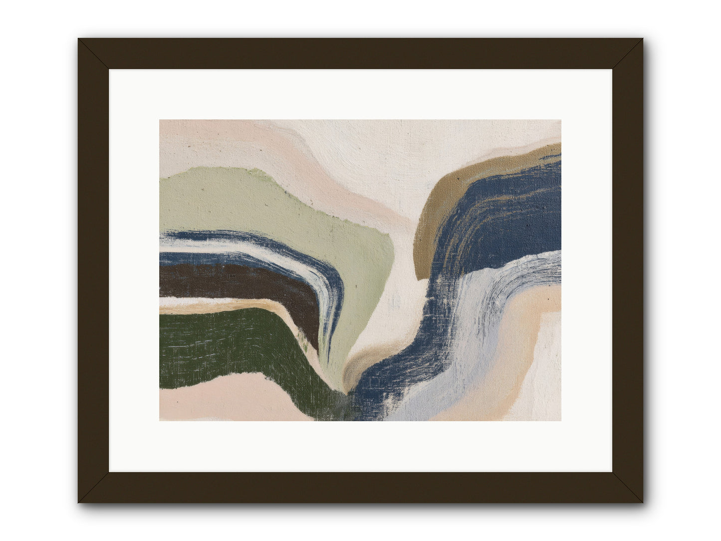 Pulse Ridge No.2 -- Framed Print - Black 16x12