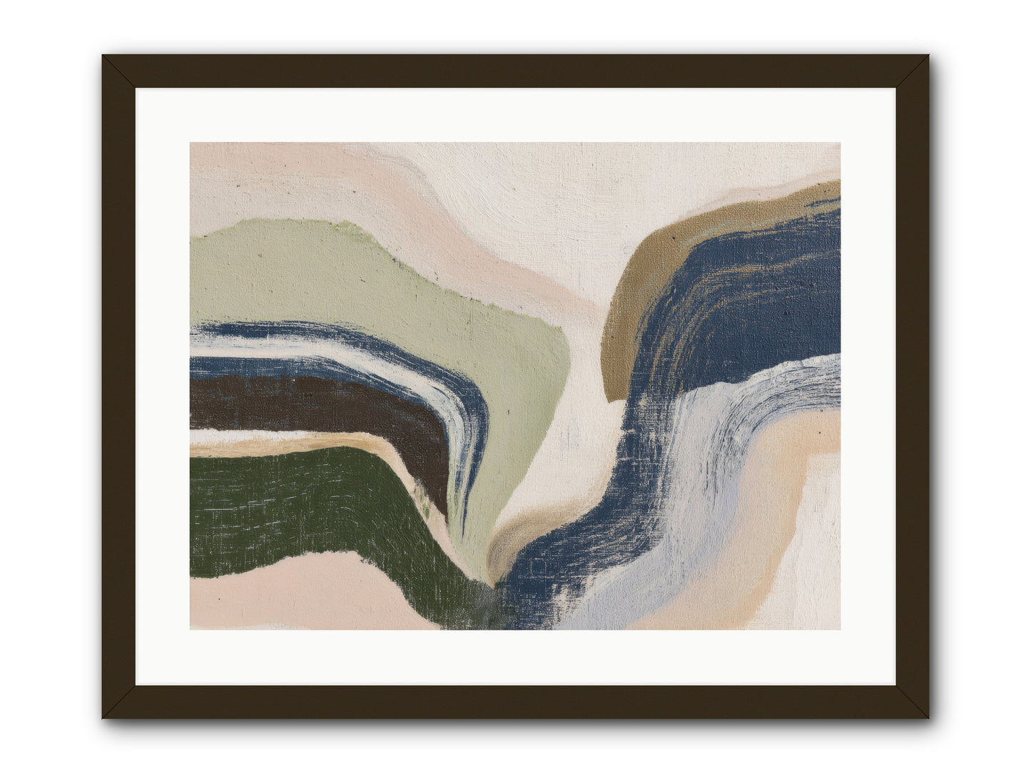Pulse Ridge No.2 -- Framed Print - Black 24x18