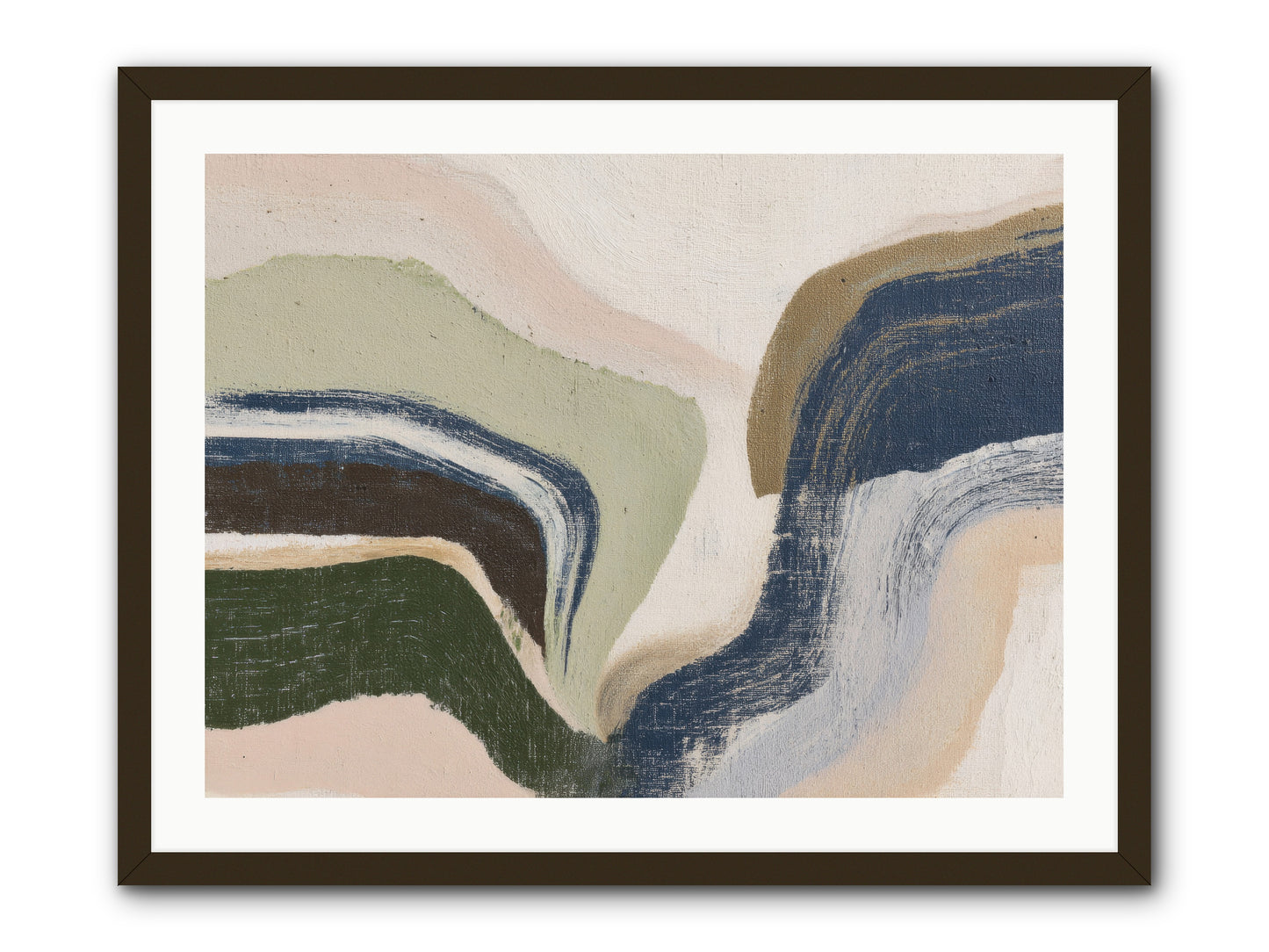 Pulse Ridge No.2 -- Framed Print - Black 32x24