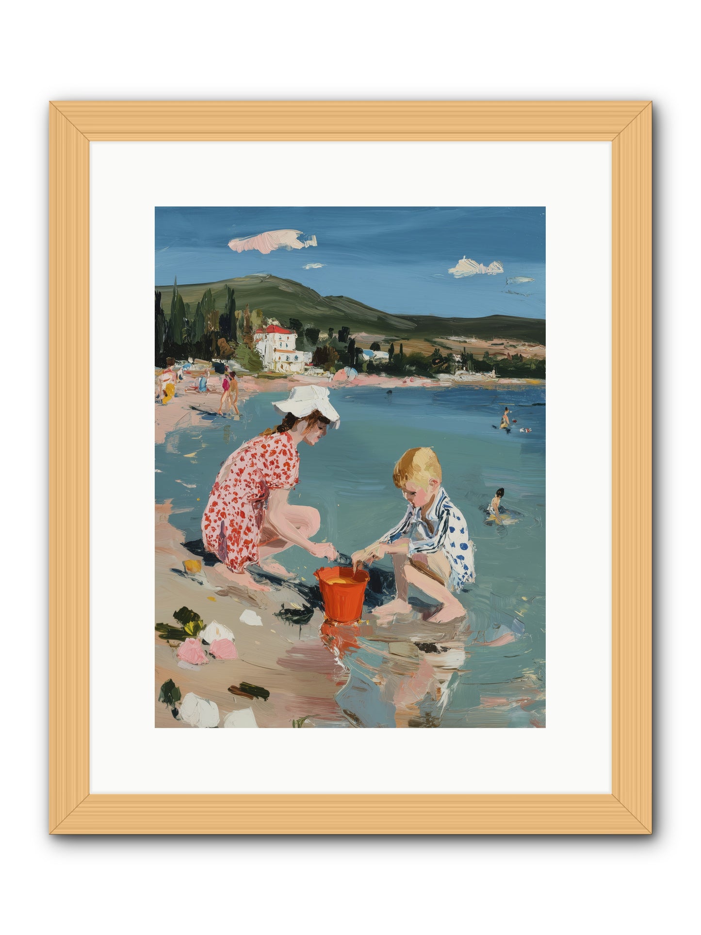 Pure Bliss -- Framed Print - Natural 12x16