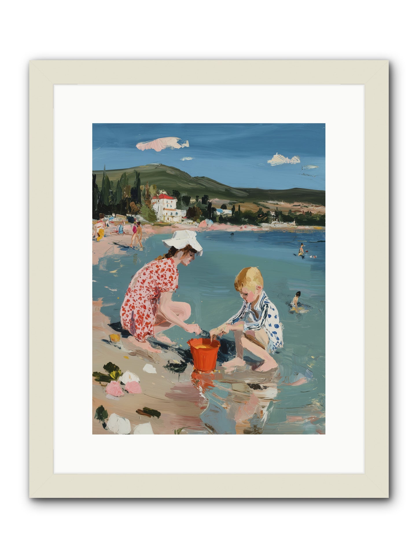 Pure Bliss -- Framed Print - White 12x16
