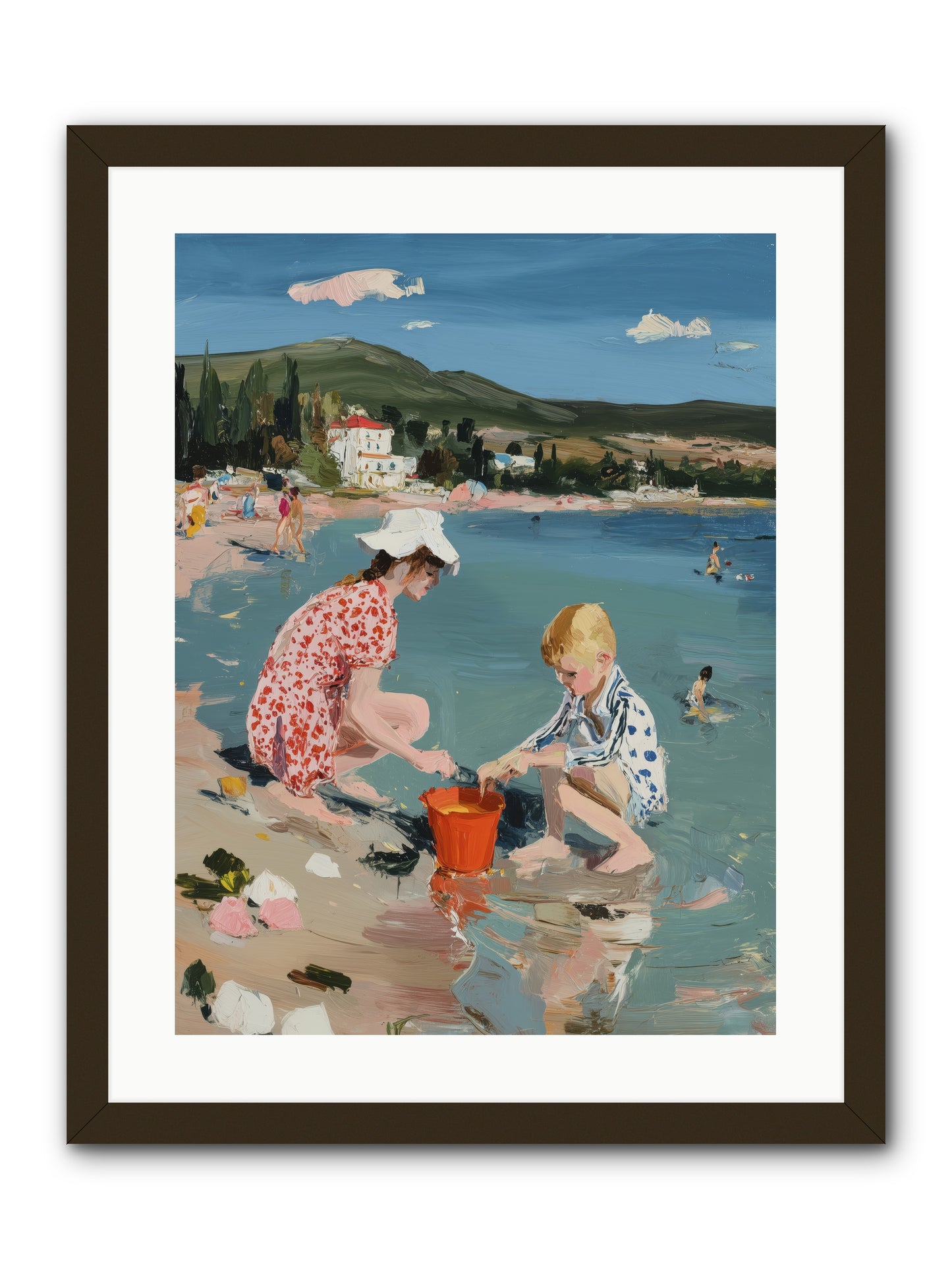 Pure Bliss -- Framed Print - Black 18x24