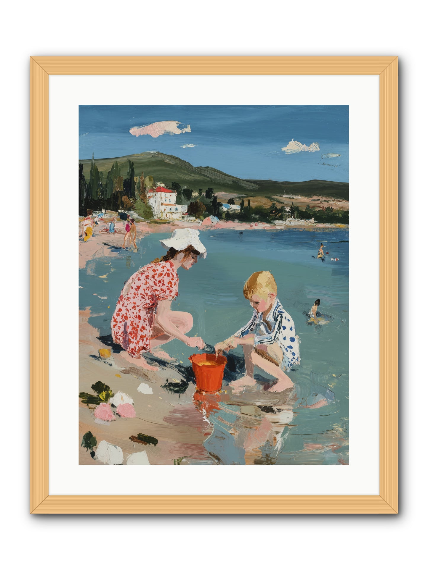 Pure Bliss -- Framed Print - Natural 18x24