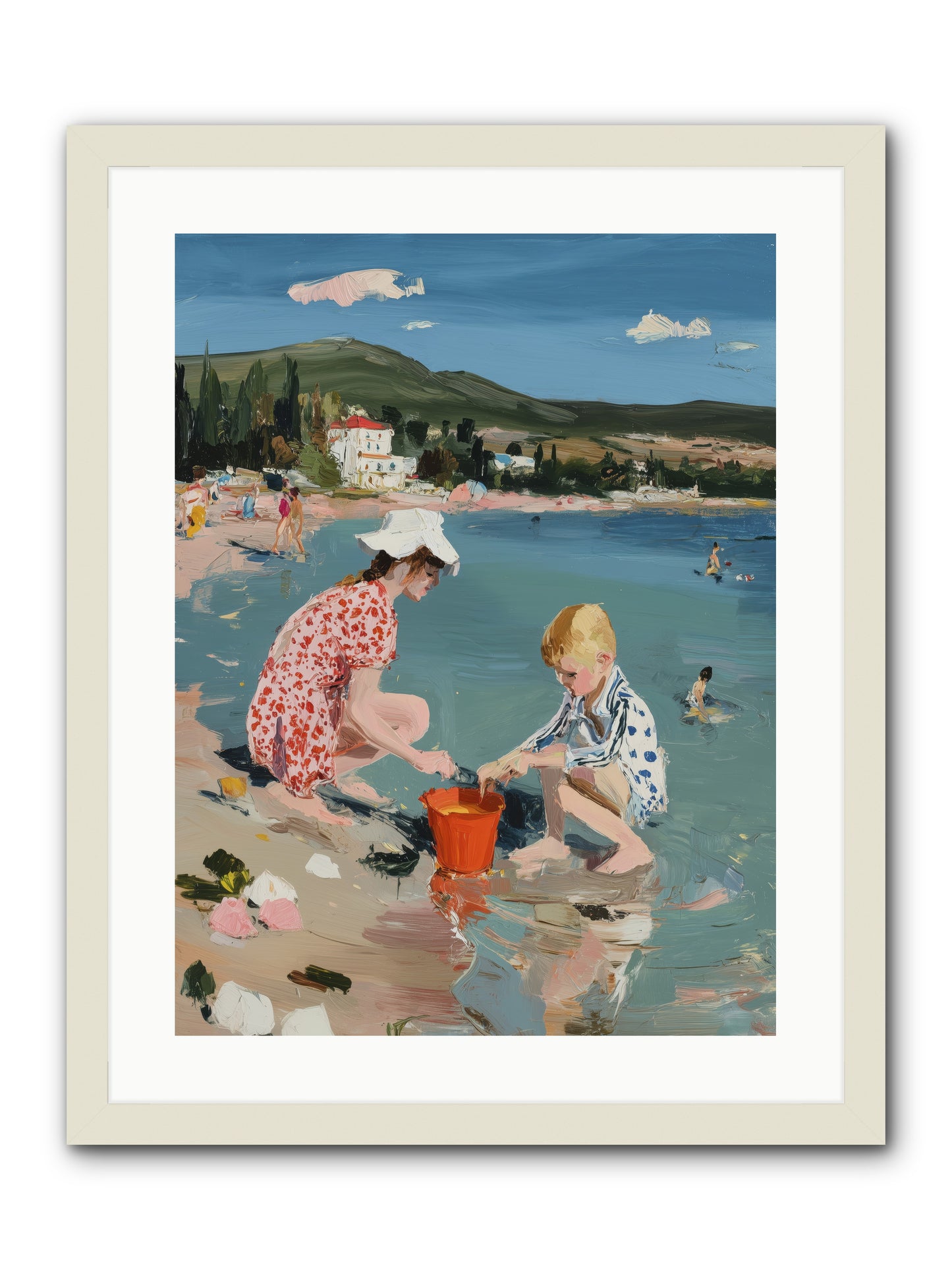 Pure Bliss -- Framed Print - White 18x24