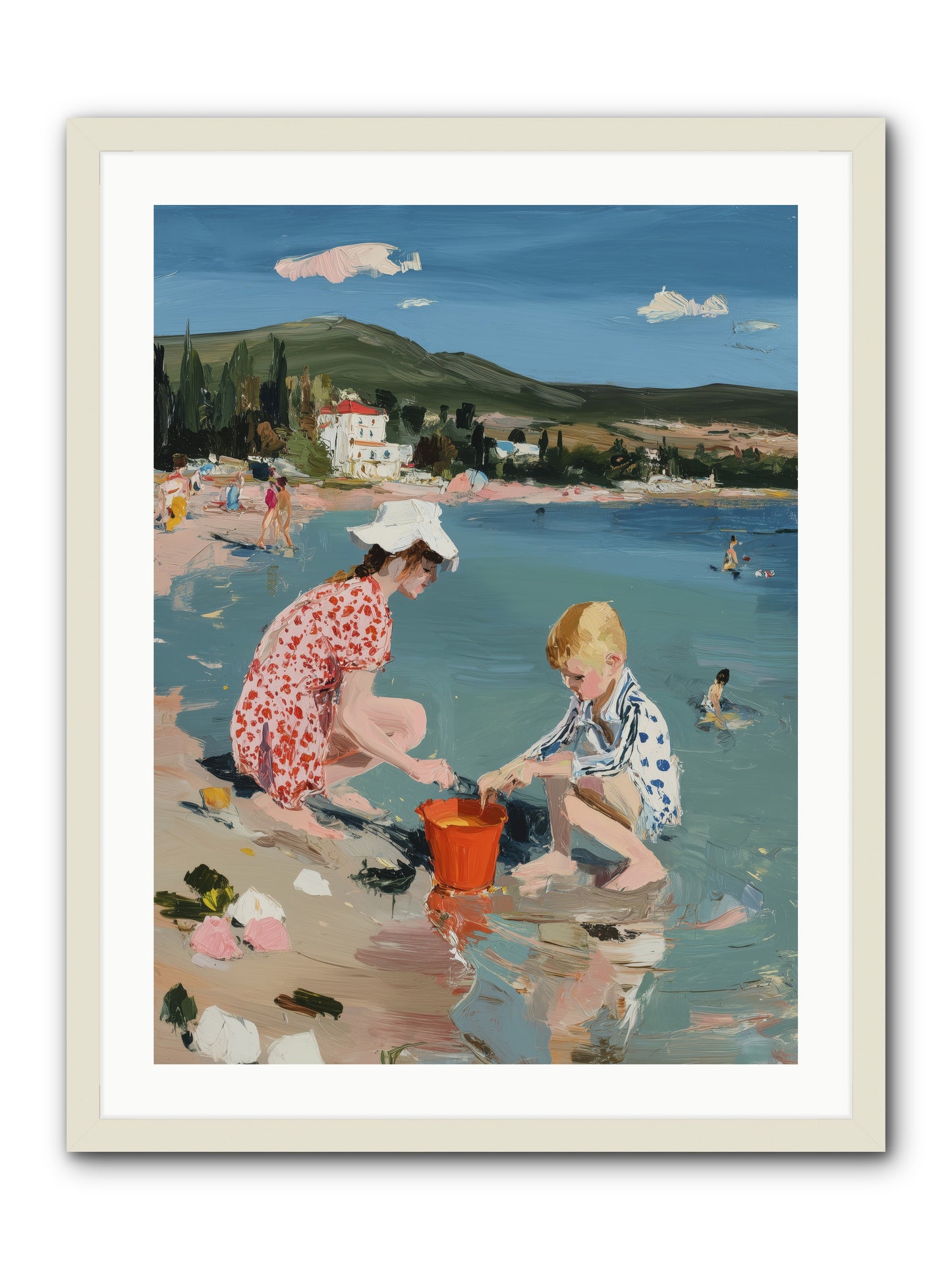 Pure Bliss -- Framed Print - White 24x32