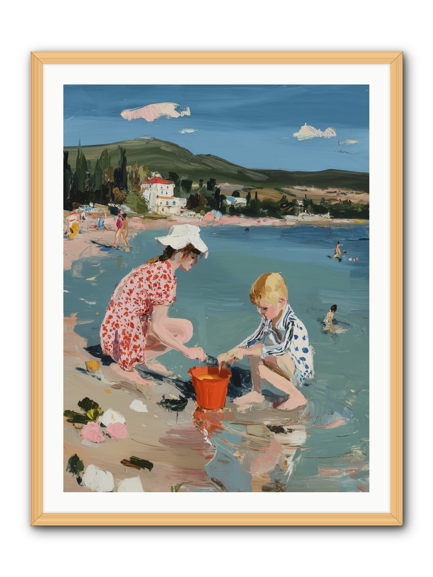 Pure Bliss -- Framed Print - Natural 30x40