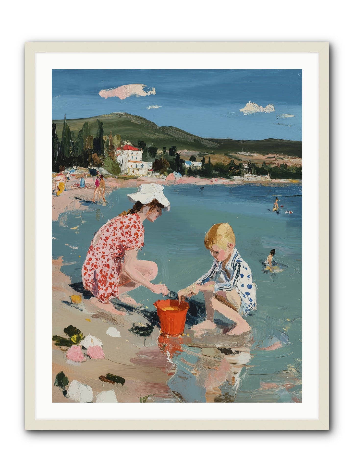 Pure Bliss -- Framed Print - White 30x40