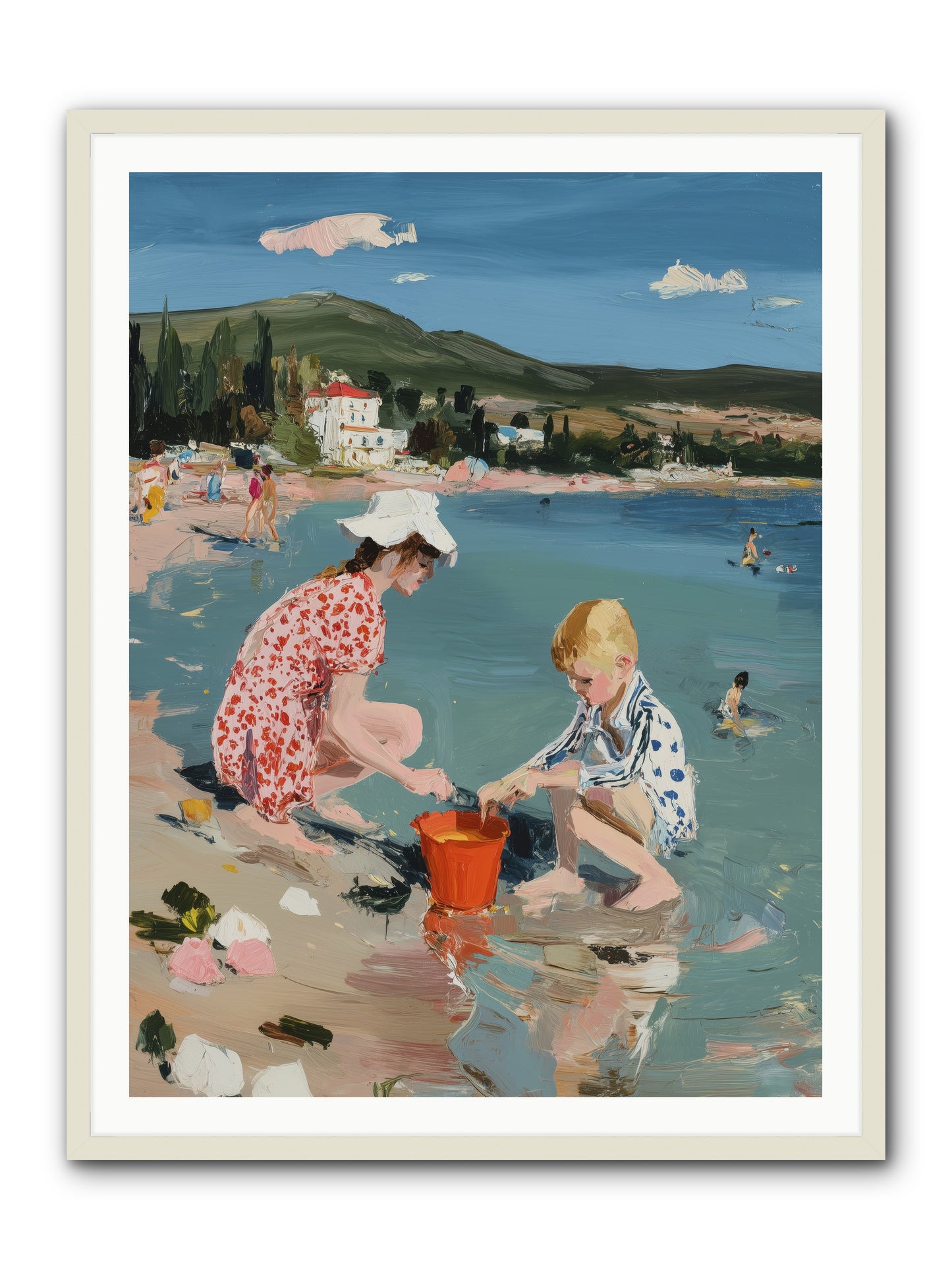 Pure Bliss -- Framed Print - White 36x48