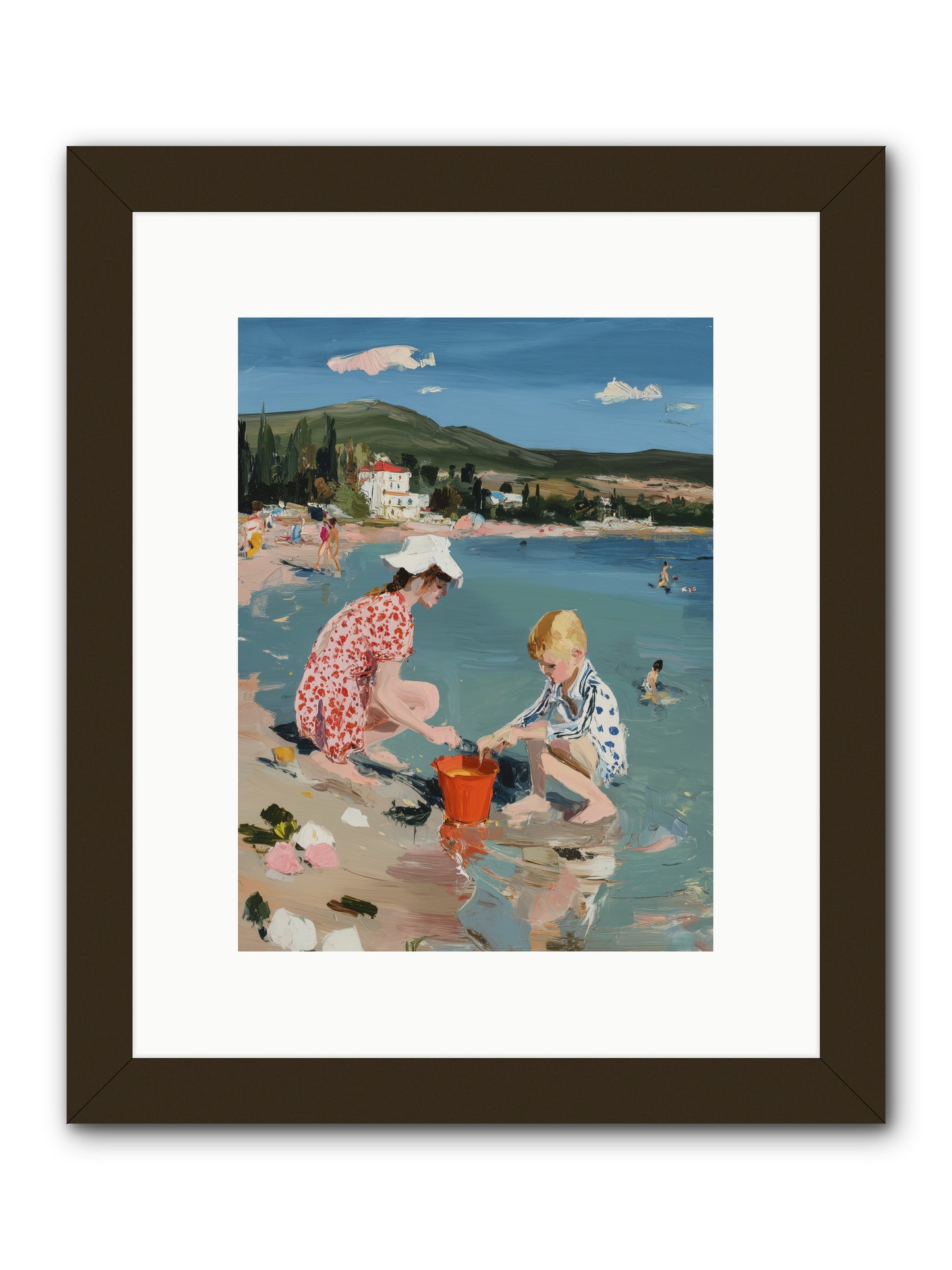 Pure Bliss -- Framed Print - Black 9x12