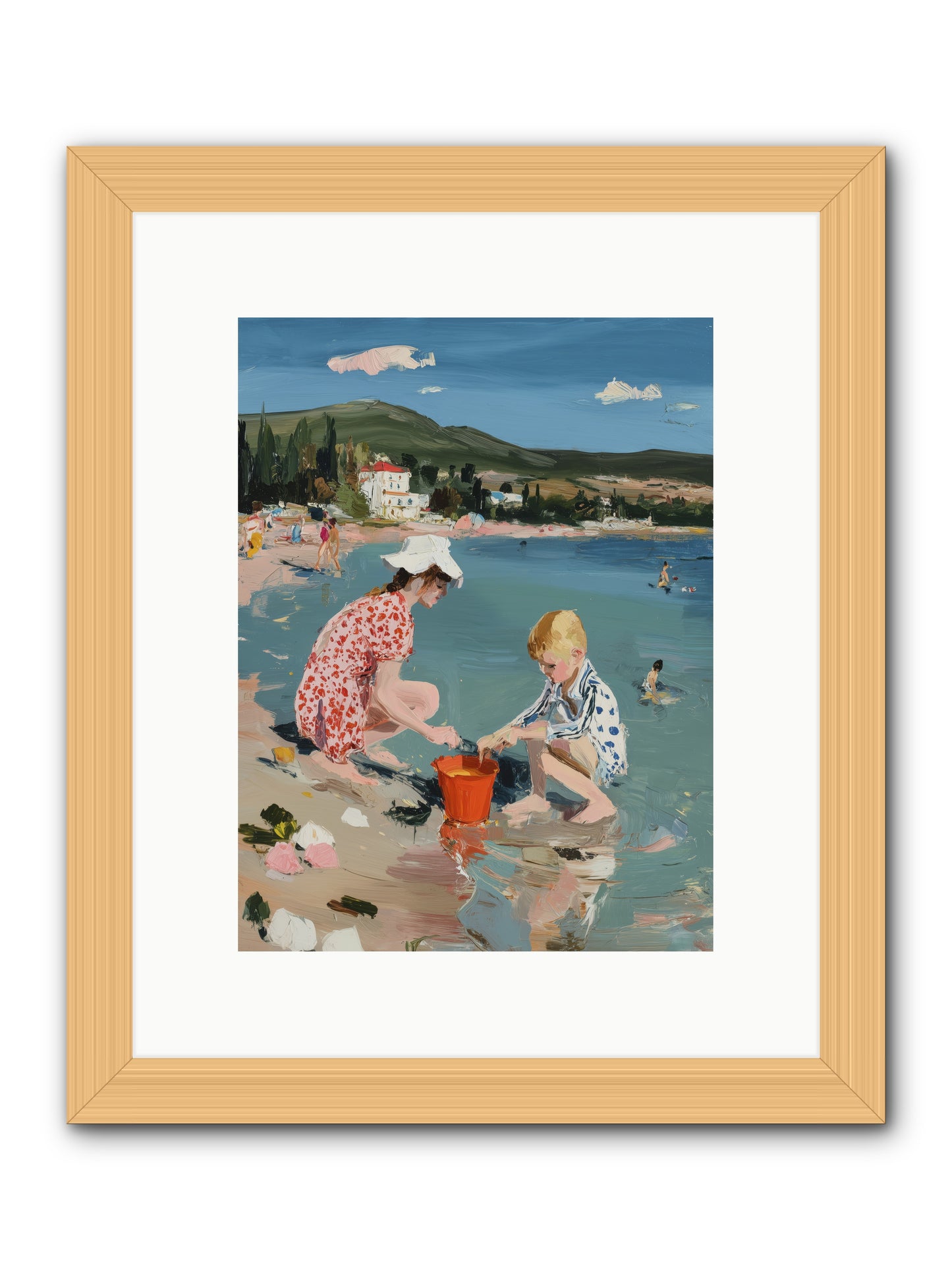 Pure Bliss -- Framed Print - Natural 9x12