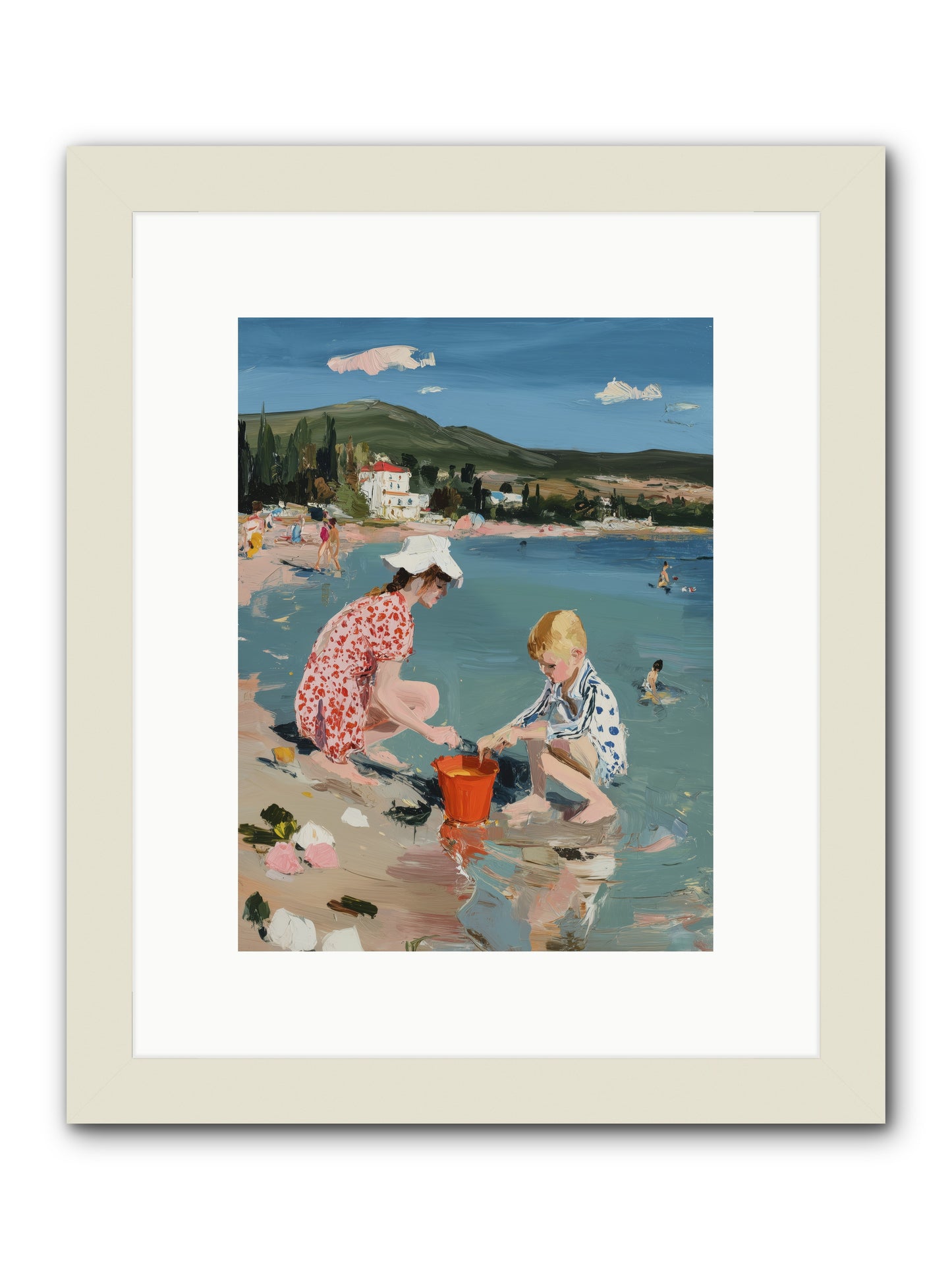 Pure Bliss -- Framed Print - White 9x12