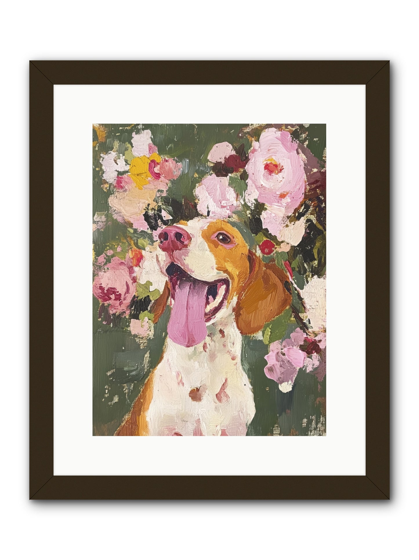Pure Joy Embodied -- Framed Print - Black 12x16