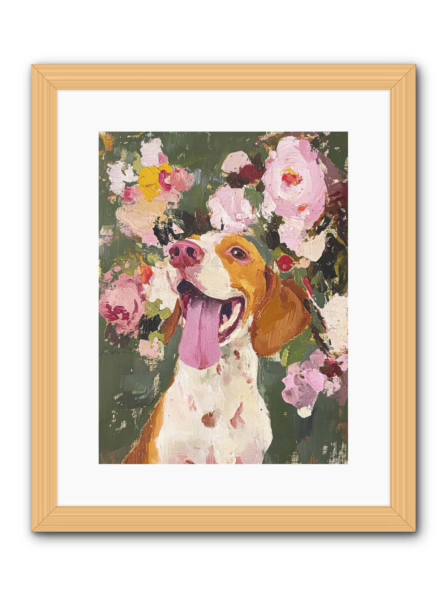 Pure Joy Embodied -- Framed Print - Natural 12x16