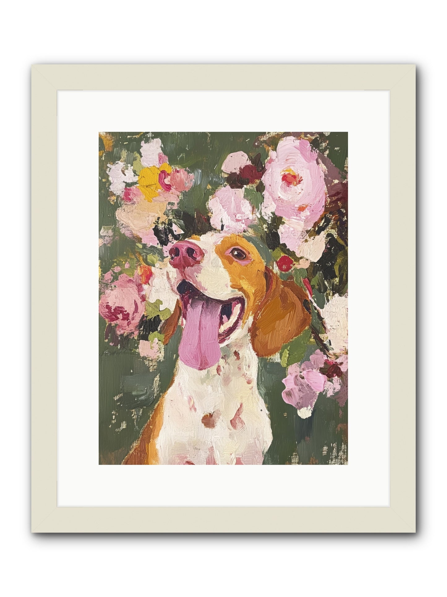Pure Joy Embodied -- Framed Print - White 12x16